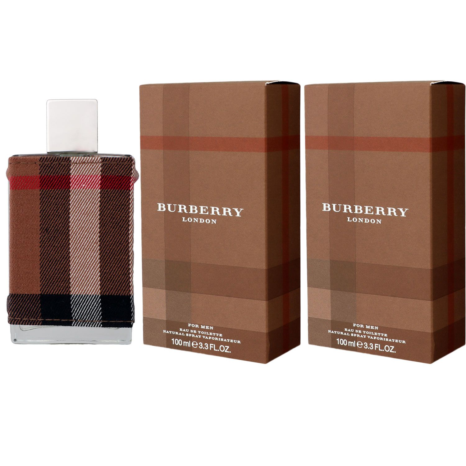 Burberry London for Men 2 x 100 ml Eau de Toilette EDT Set Herrenduft