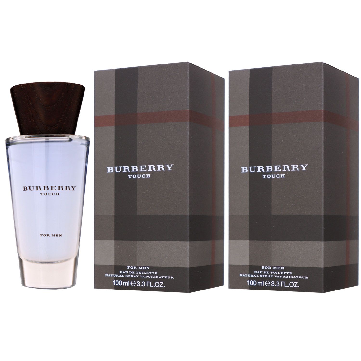 Burberry Touch for Men - Man 2 x 100 ml Eau de Toilette EDT Set
