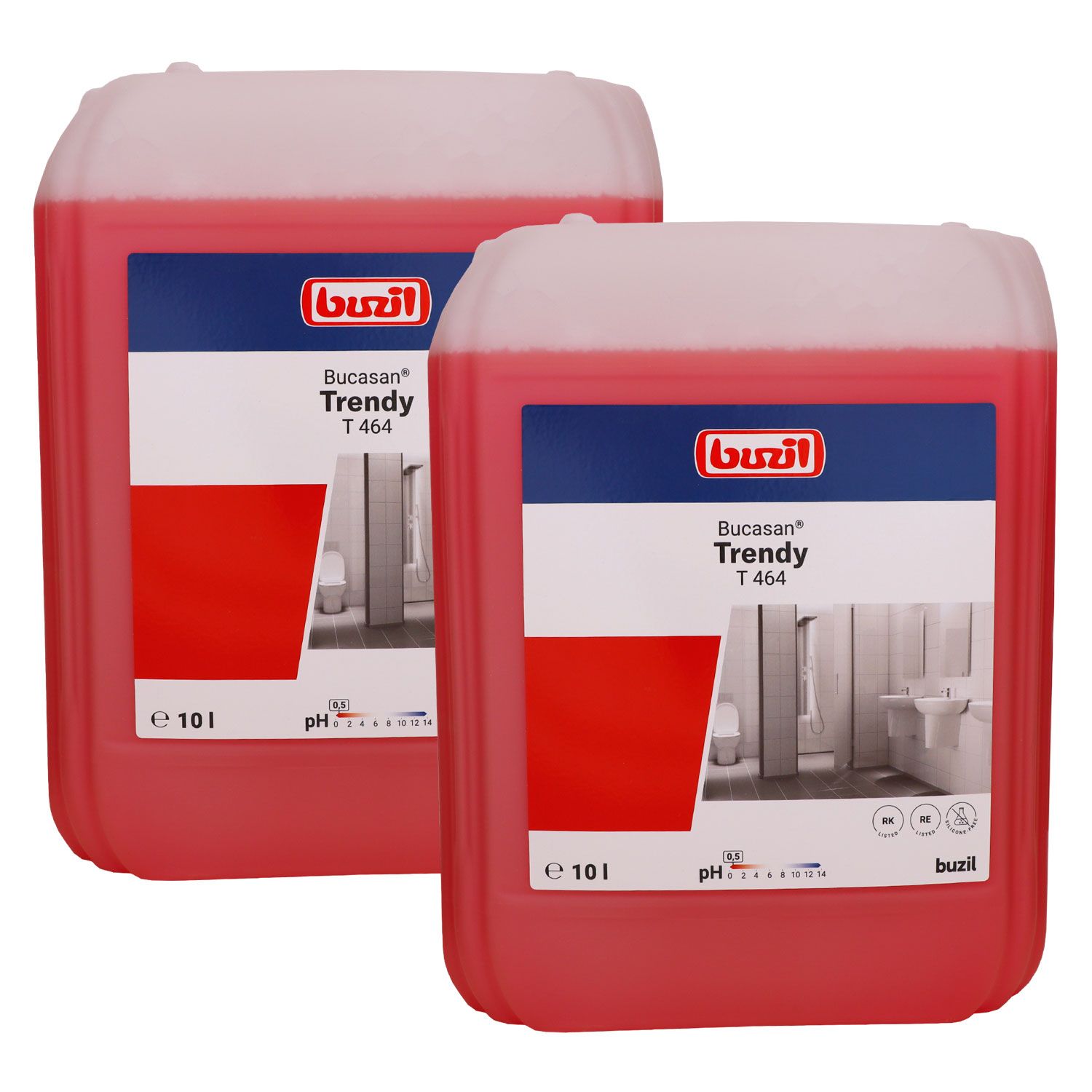 Buzil Bucasan Trendy classic T 464 2 x 10 Liter Sanit�r-Unterhaltsreiniger Kanister Set