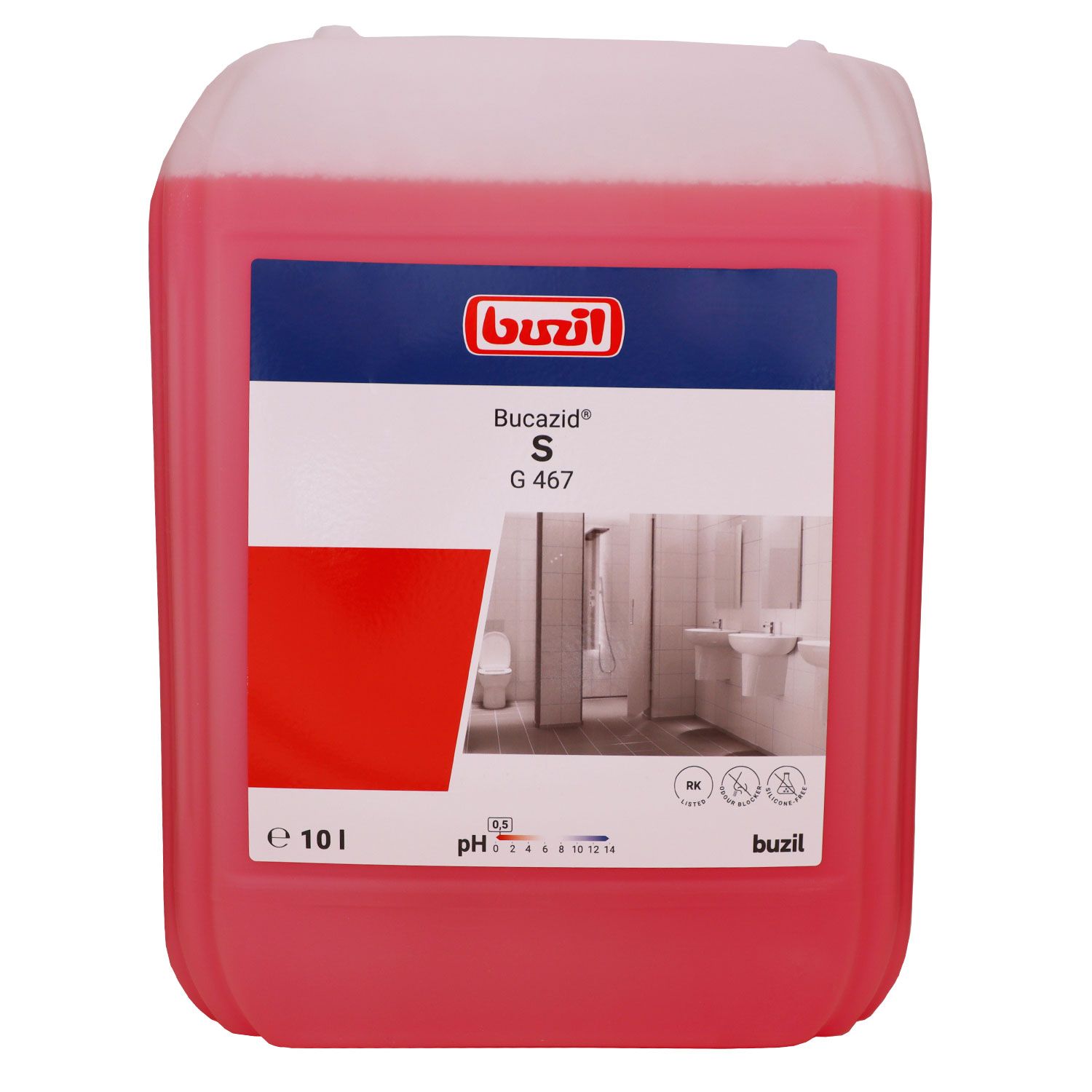 Buzil Bucazid G 467 10 Liter Sanit�rreiniger RK-gelistet Kanister