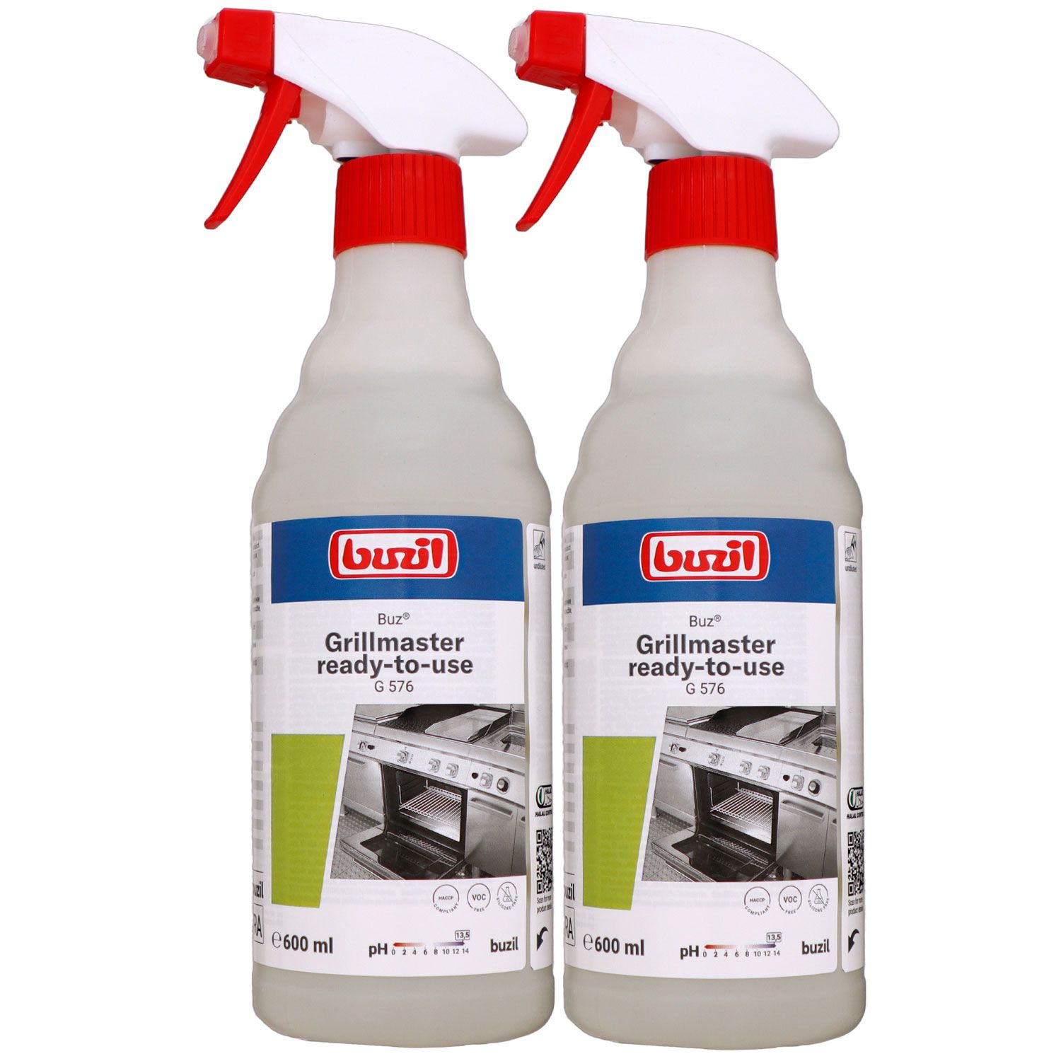 Buzil G 576 Buz Grillmaster 2 x 600 ml Backofenreiniger Set