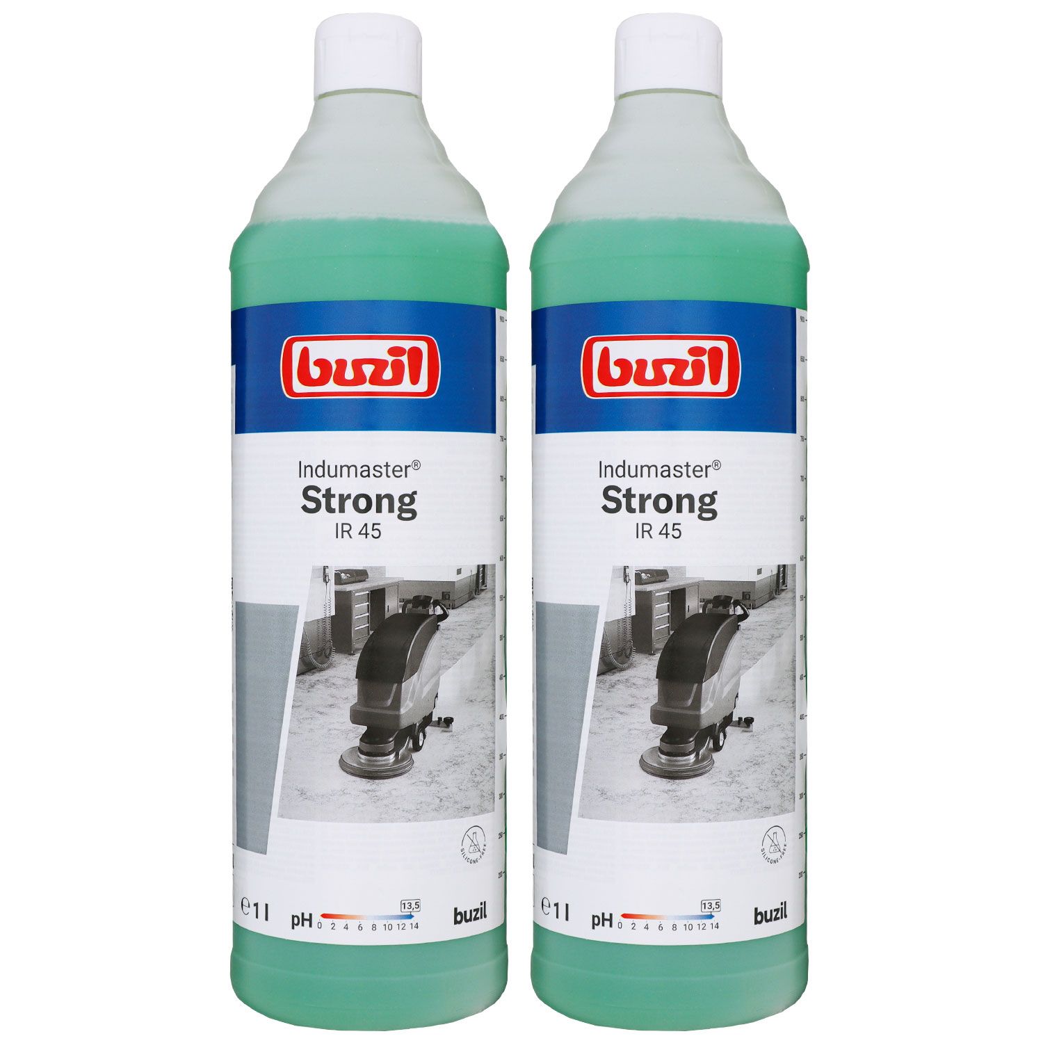 Buzil IR 45 Indumaster Strong Industriereiniger 2 x 1 Liter Silikonfrei Set
