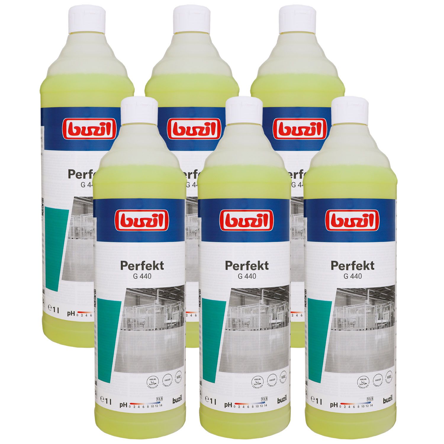 Buzil Perfekt G 440 6 x 1 Liter Alkalischer Kraftreiniger