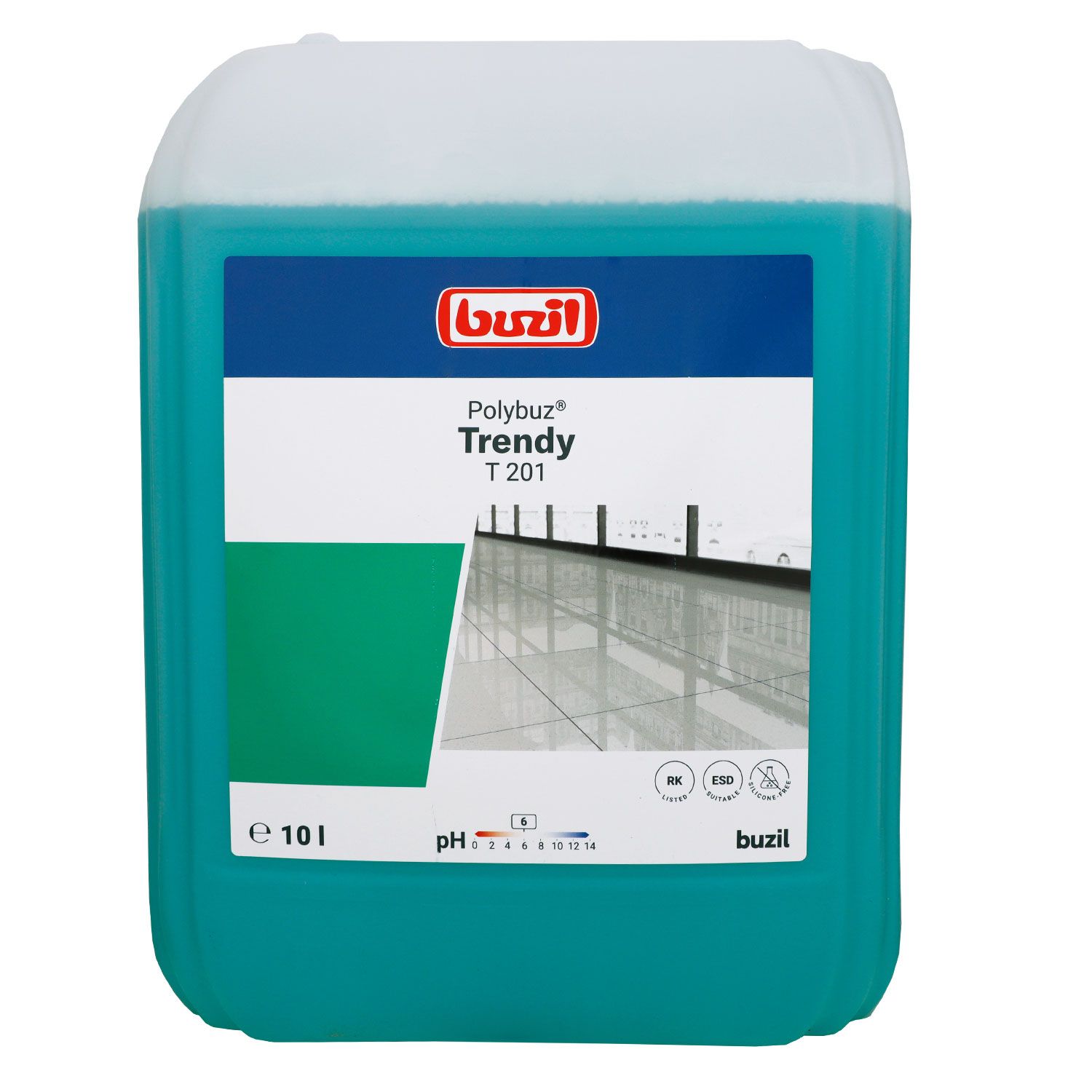 Buzil Polybuz Trendy T 201 10 Liter Glanzreiniger auf Alkoholbasis Kanister