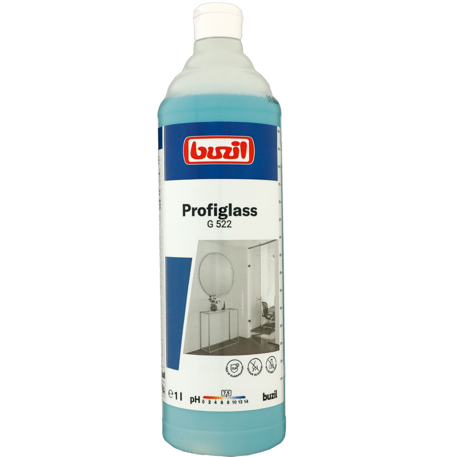 Buzil Profiglass G522 1 Liter Classic Glasreiniger mit Anti-Soiling ...
