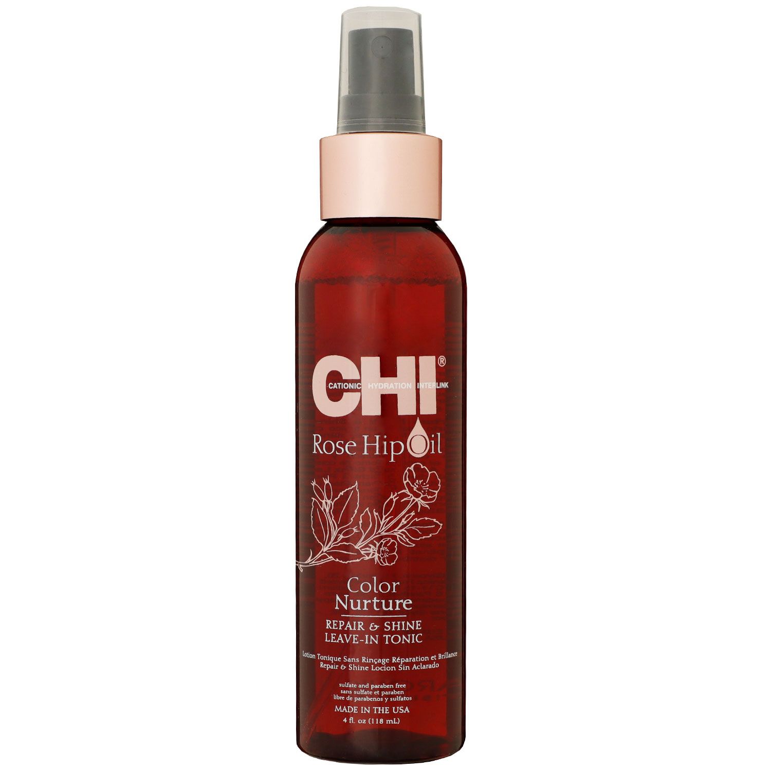 CHI Rose Hip Oil 118 ml Repair & Shine Leave In Serum