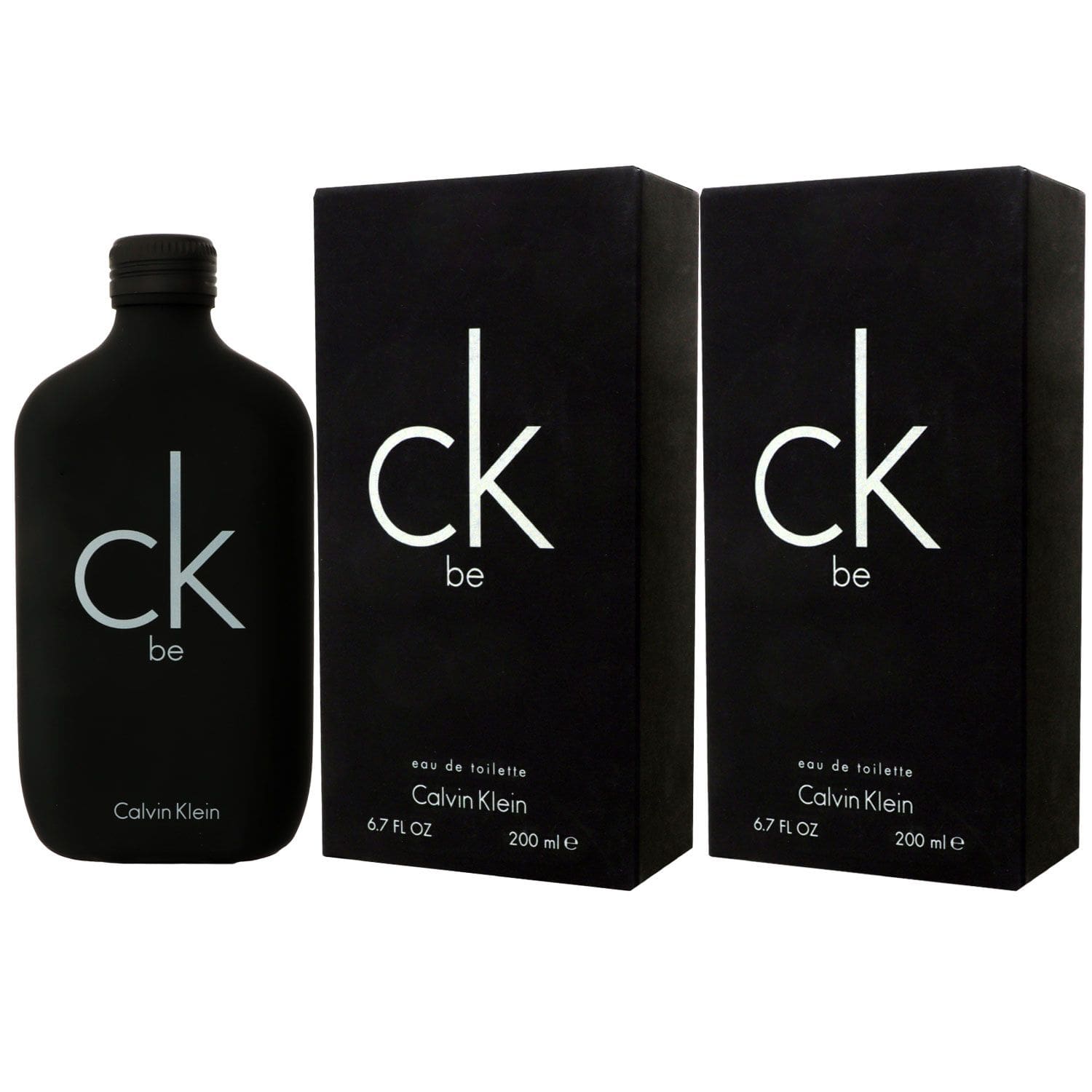 Calvin Klein CK Be 2 x 200 ml Eau de Toilette EDT Set Unisex Duft
