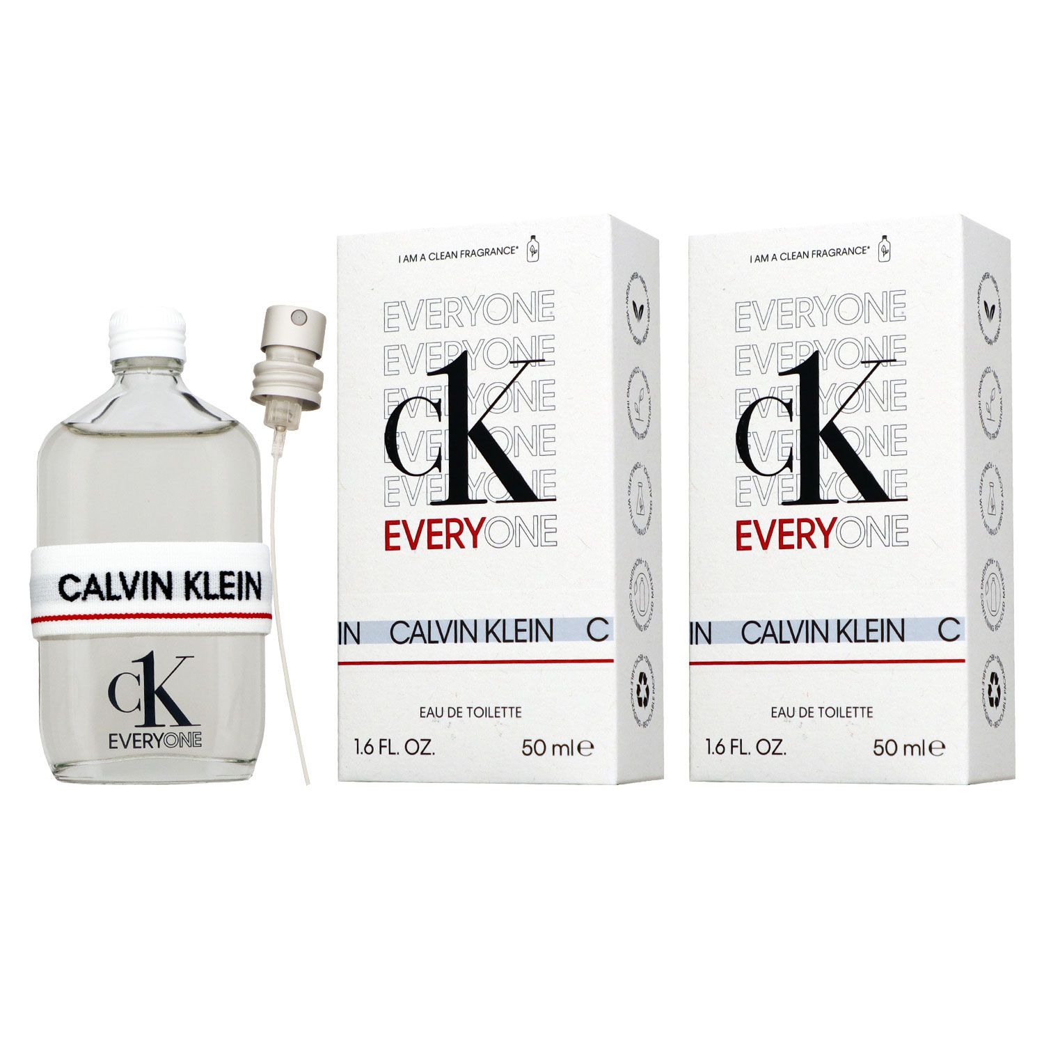 Calvin Klein CK Everyone 2 x 50 ml Eau de Toilette EDT VEGAN   Set