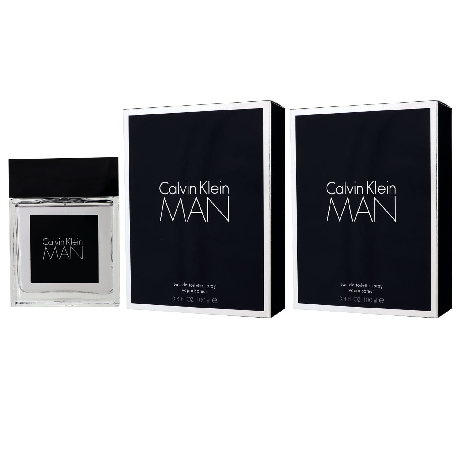 Calvin Klein Ck Man Men 2 X 100 Ml Eau De Toilette Ed