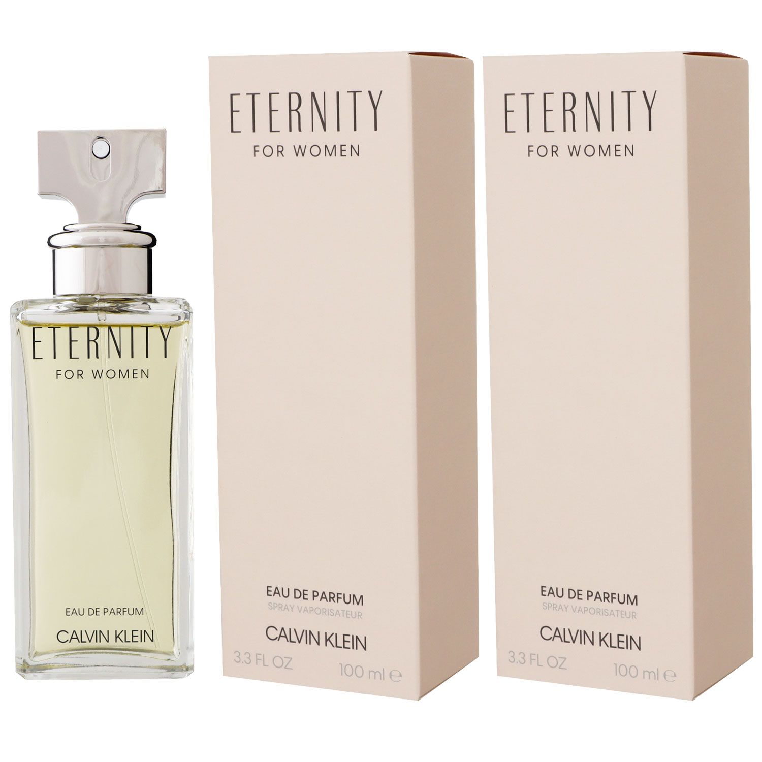 Calvin Klein Eternity 2 x 100 ml Eau de Parfum EDP Set Damenparfum