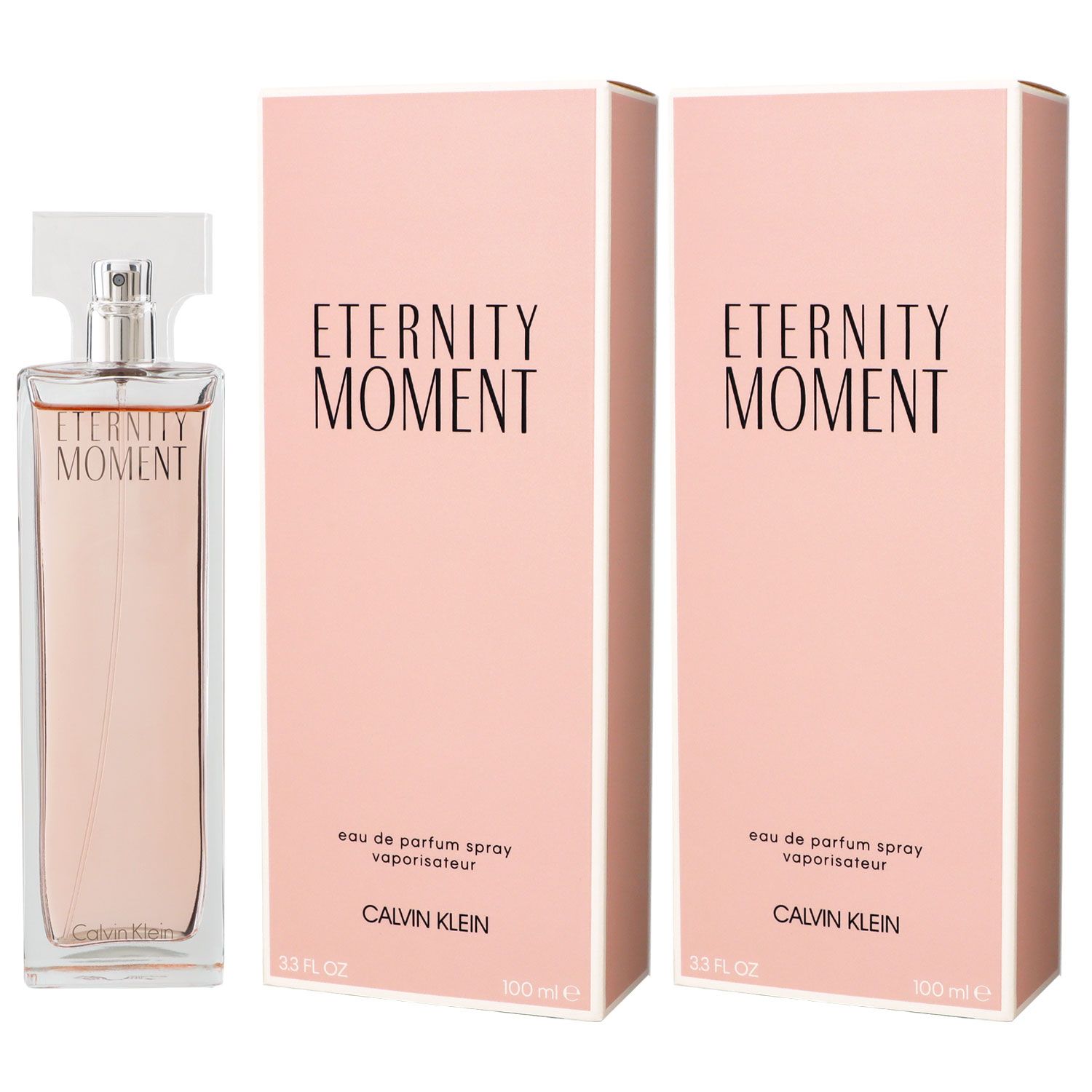 Calvin Klein Eternity Moment 2 x 100 ml Eau de Parfum EDP Set Damenparfum