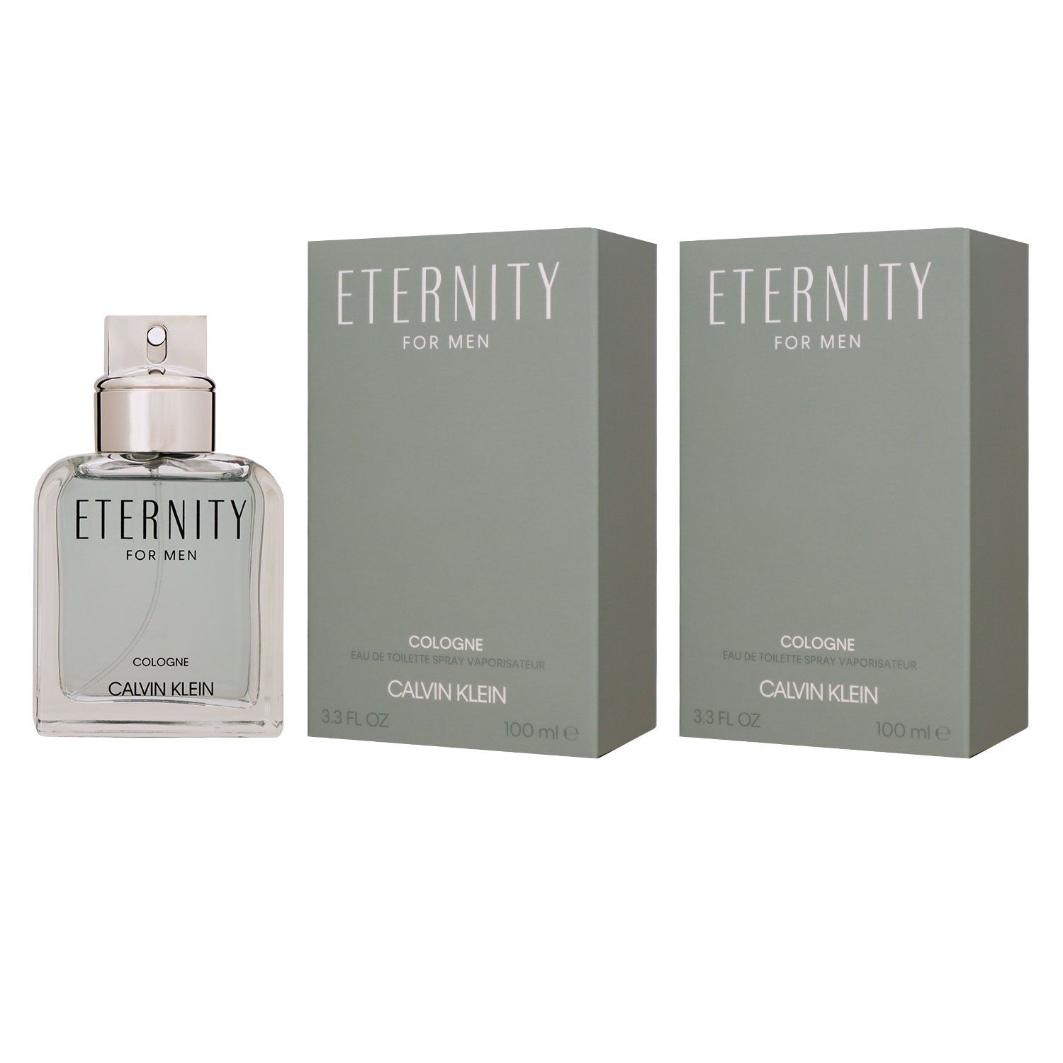 Calvin Klein Eternity for Men Cologne 2 x 100 ml Eau de Toilette EDT Set