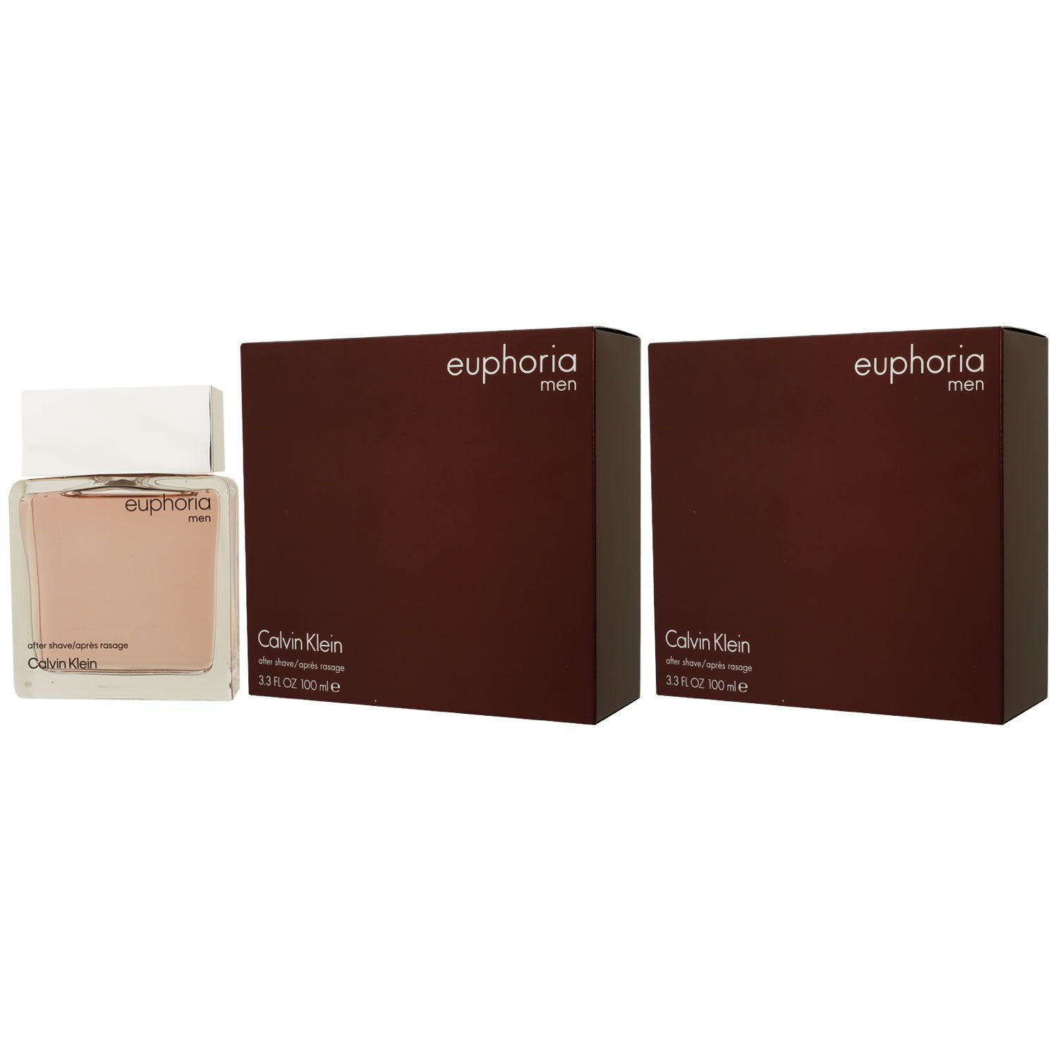 Calvin Klein Euphoria Men - Man 2 x 100 ml Aftershave After Shave AS