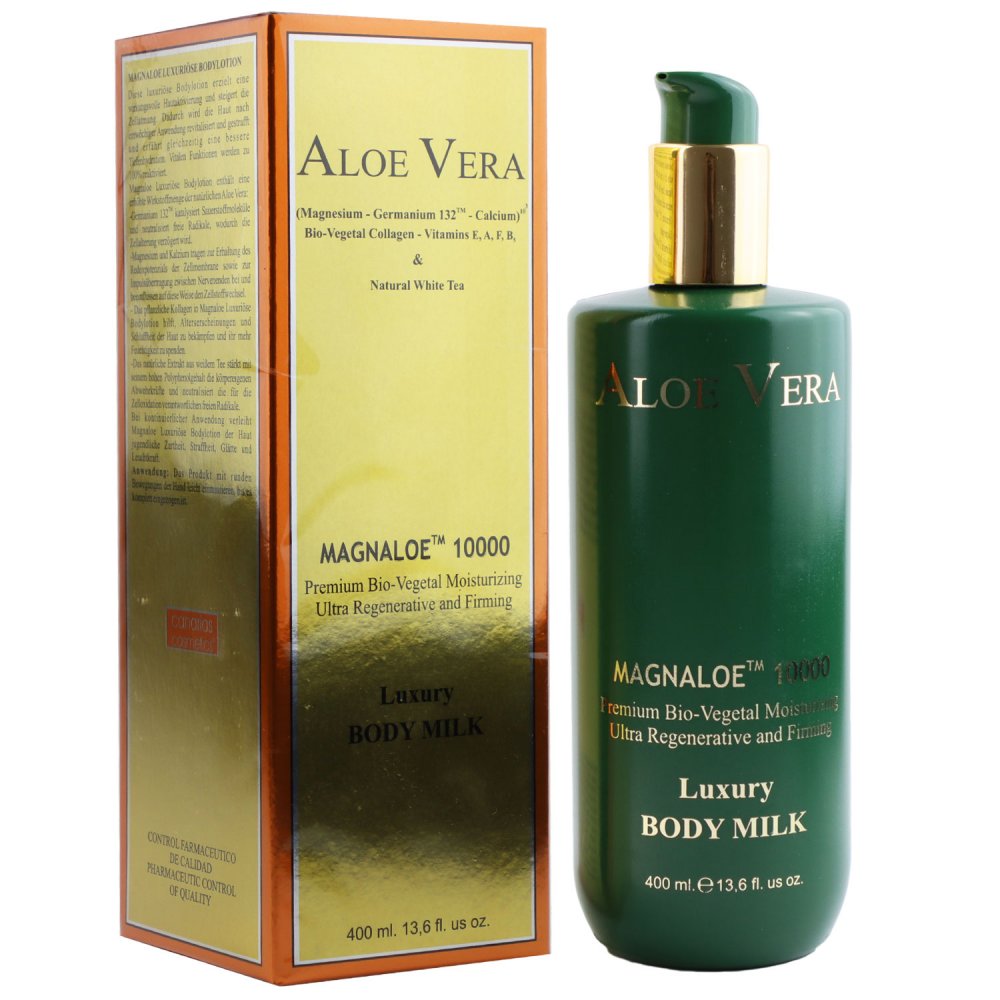 Luxury Magnaloe 10000 Cosmetics bei 400ml Riemax Vera Bodymilk Canarias Aloe