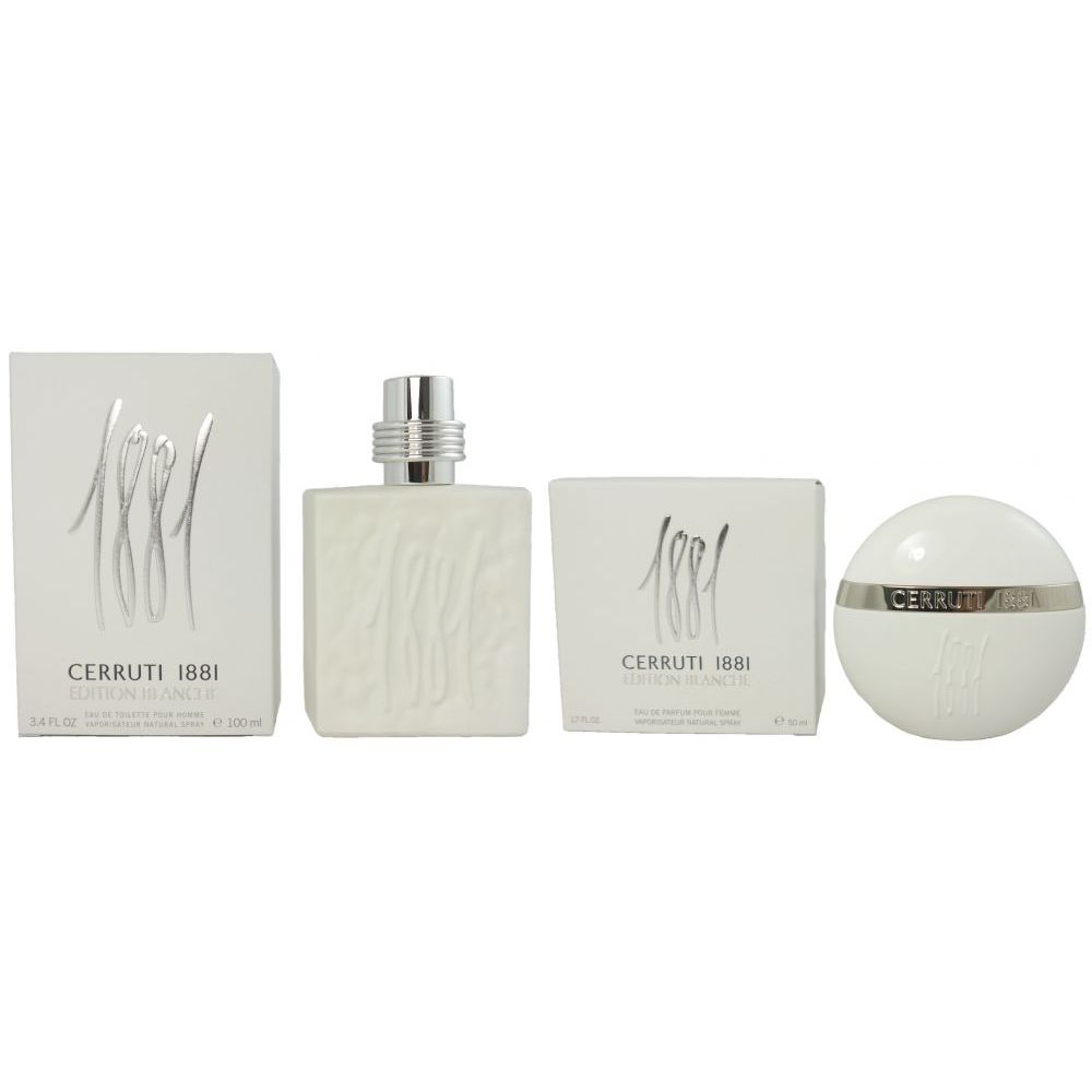 Cerruti 1881 Edition Blanche Pour Femme EDP Pour Homme EDT Set