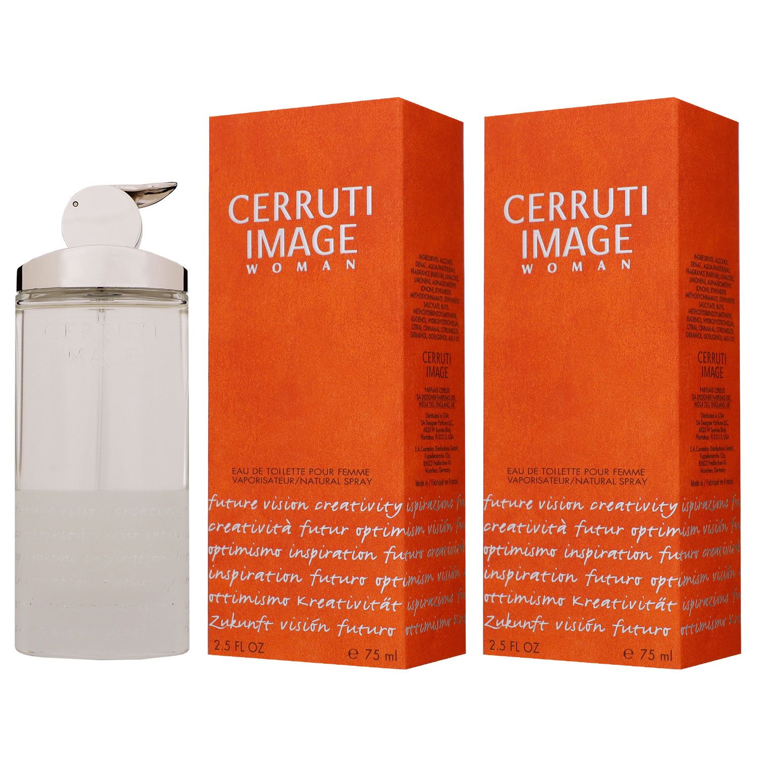 Cerruti Image Woman - Women 2 x 75 ml Eau de Toilette EDT Set Damenduft