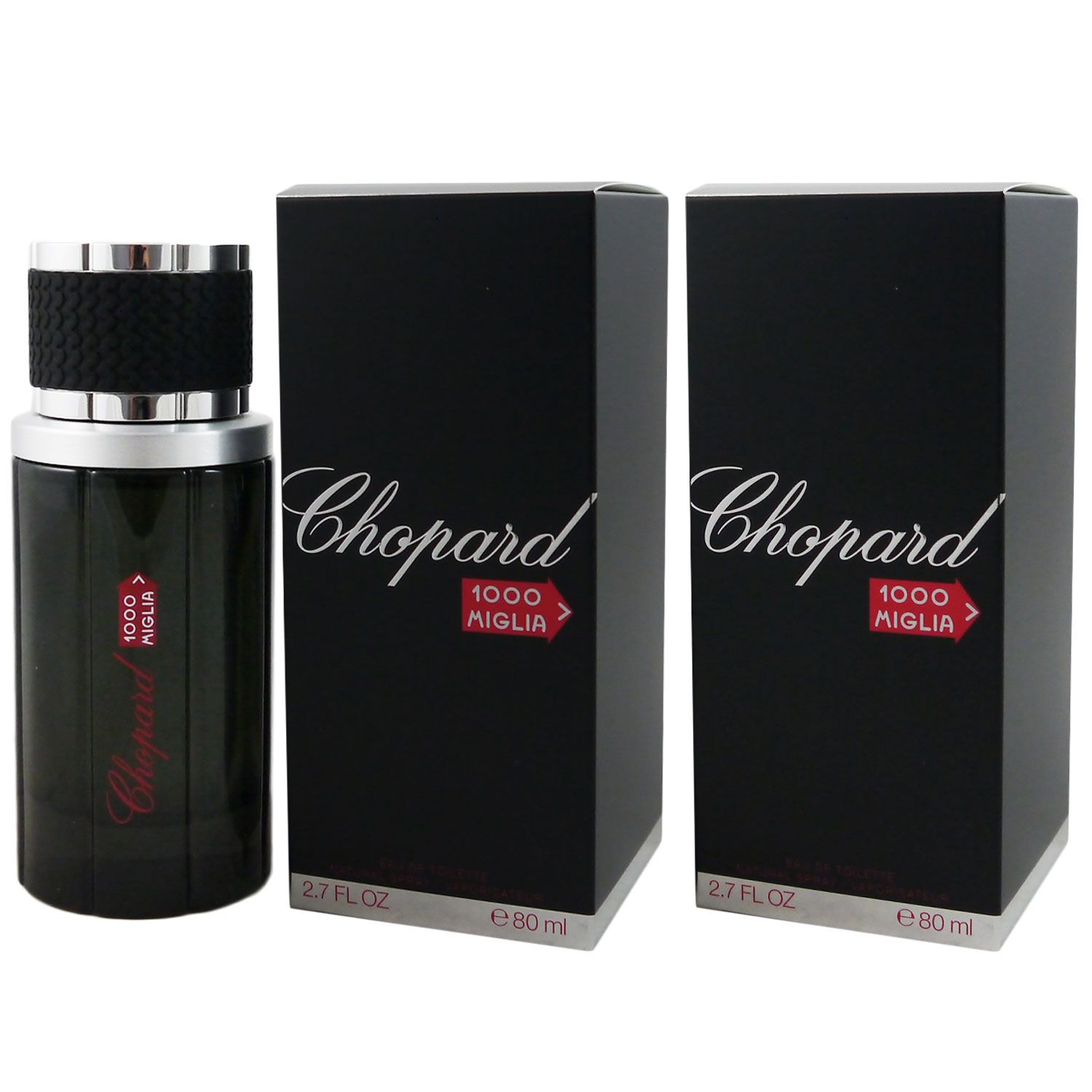 Chopard 1000 Miglia 2 x 80 ml Eau de Toilette EDT Set Herrenduft
