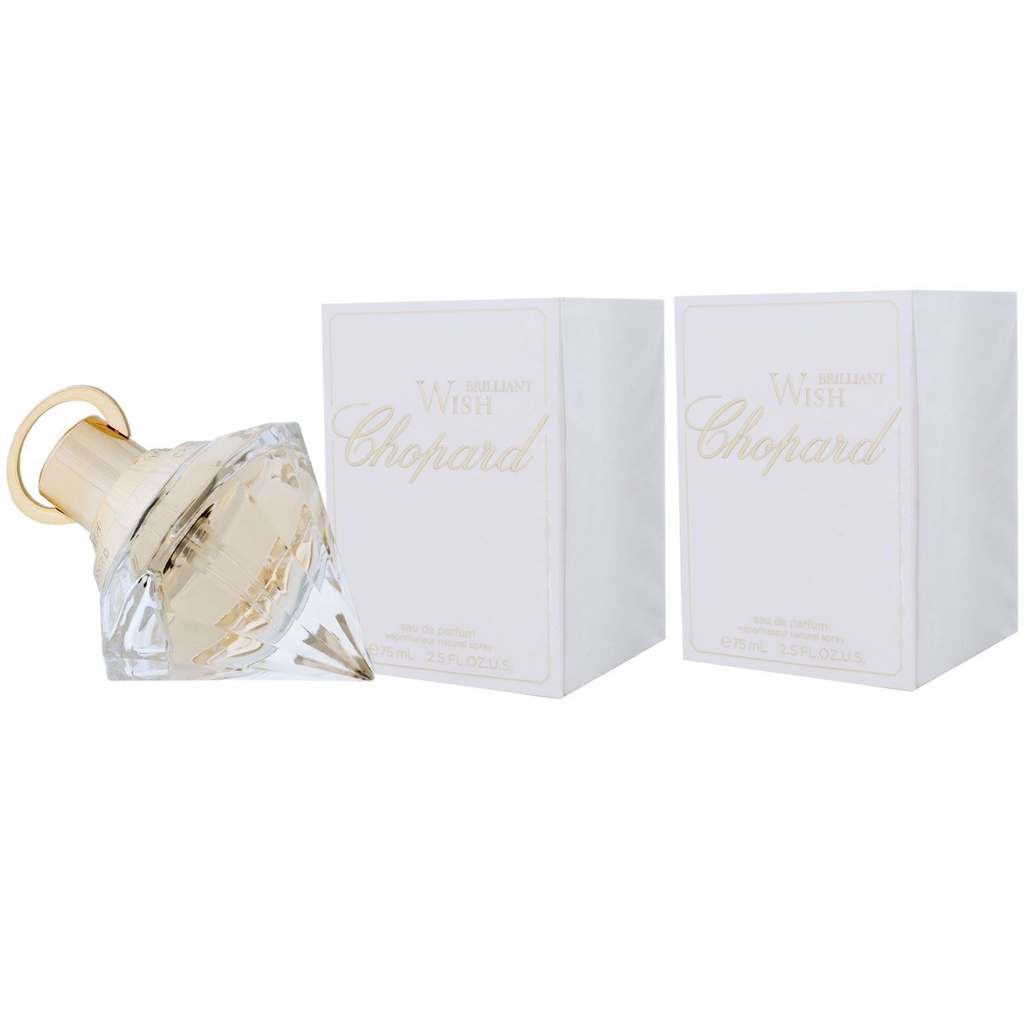 Chopard Brilliant Wish 2 x 75 ml Eau de Parfum EDP Set Damenparfum Damen Parfum