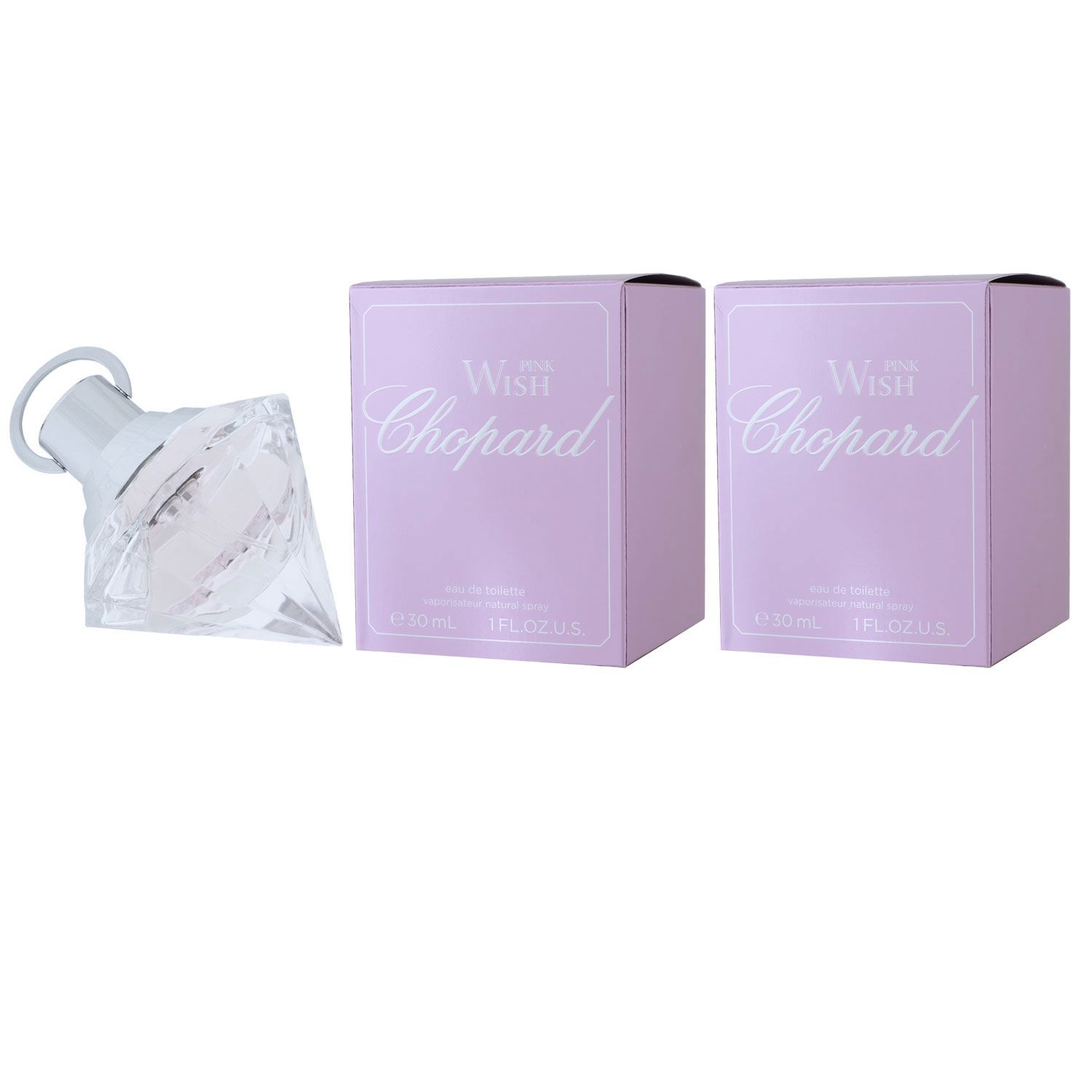 Chopard Pink Wish Wish Pink Diamond 2 x 30 ml Eau de Toilette EDT Set Damenduft