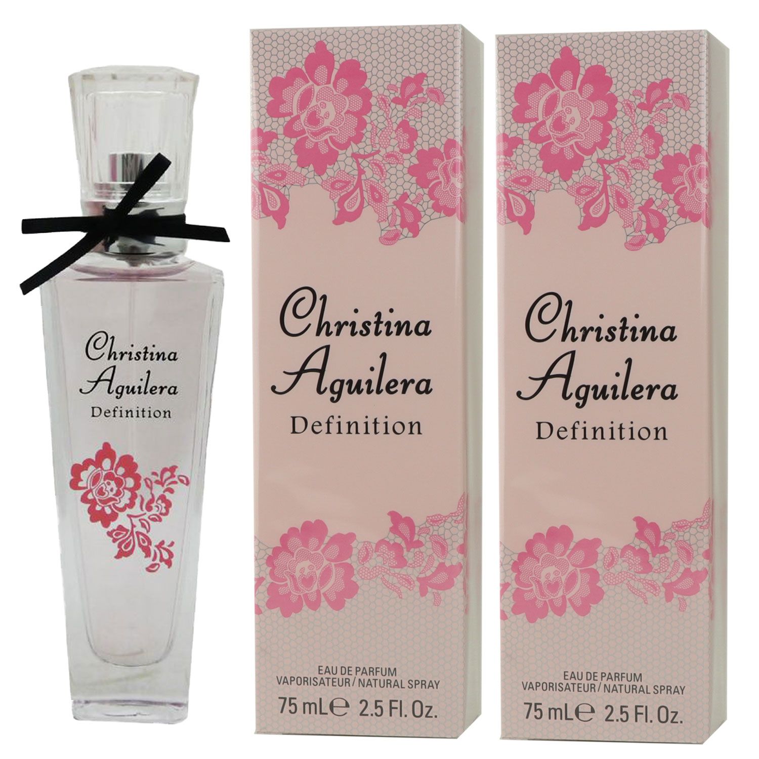 Christina Aguilera Definition 2 x 75 ml Eau de Parfum EDP Set Damenparfum