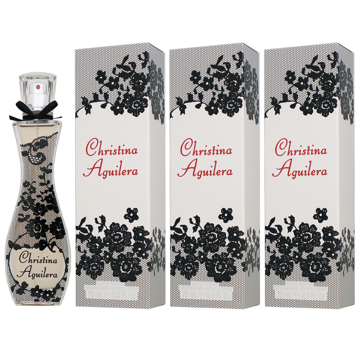 Christina Aguilera Signature 3 x 75 ml Eau de Parfum EDP Set Damenparfum