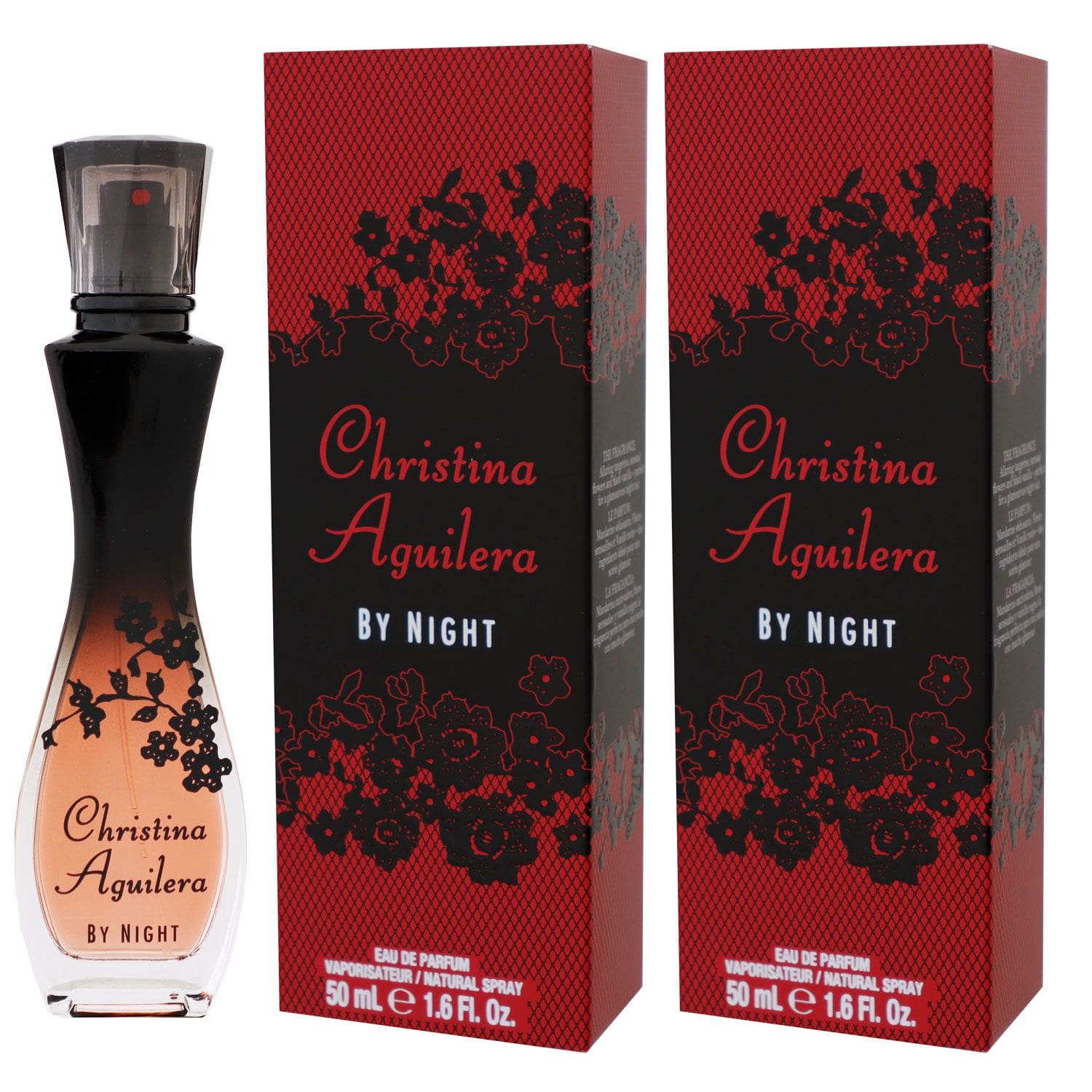 Christina Aguilera by Night 2 x 50 ml Eau de Parfum EDP Set Damenparfum
