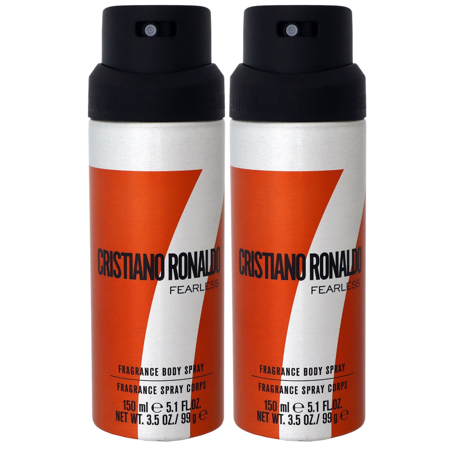 Cristiano Ronaldo Fearless 2 x 150 ml Body Spray K�rperspray K�rper Spray Set