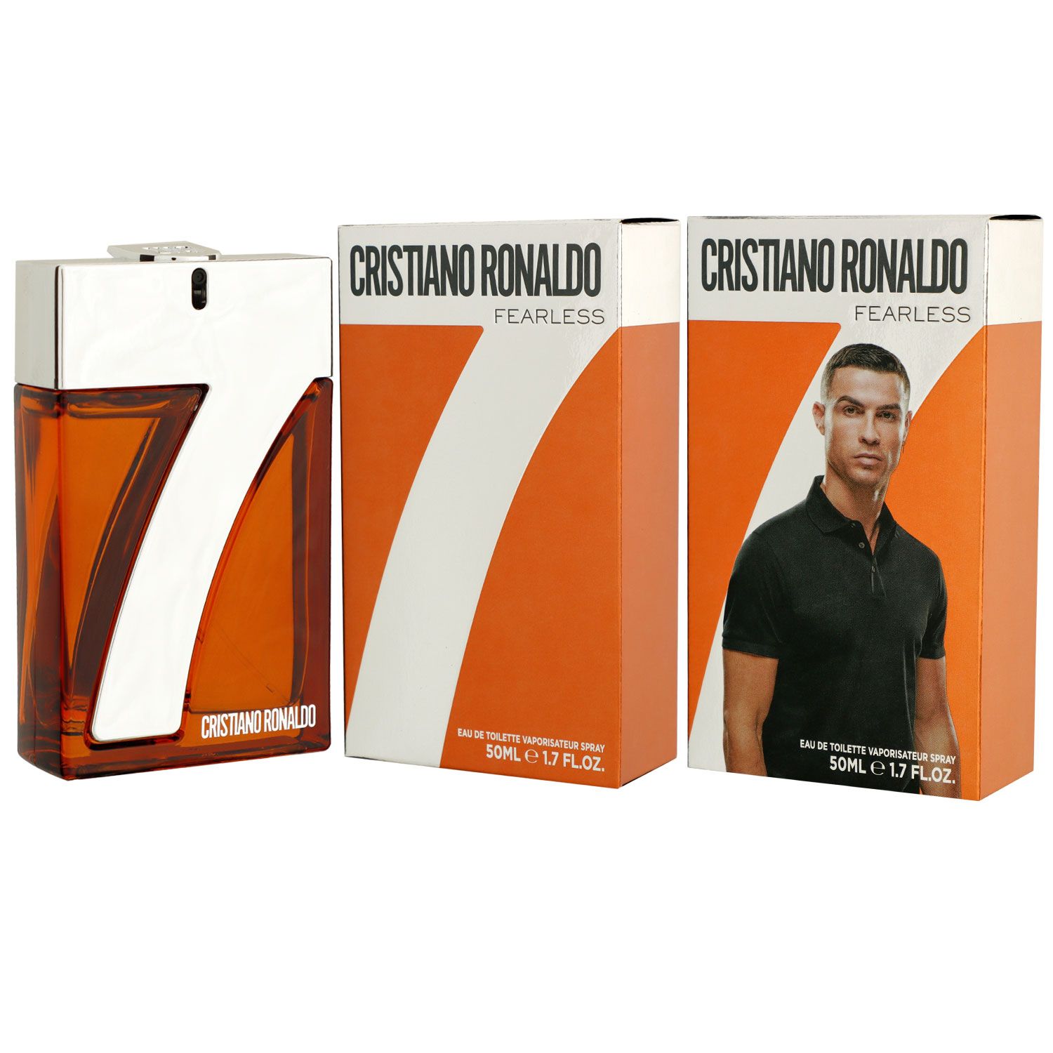 Cristiano Ronaldo Fearless 2 x 50 ml Eau de Toilette EDT Herrenduft Set