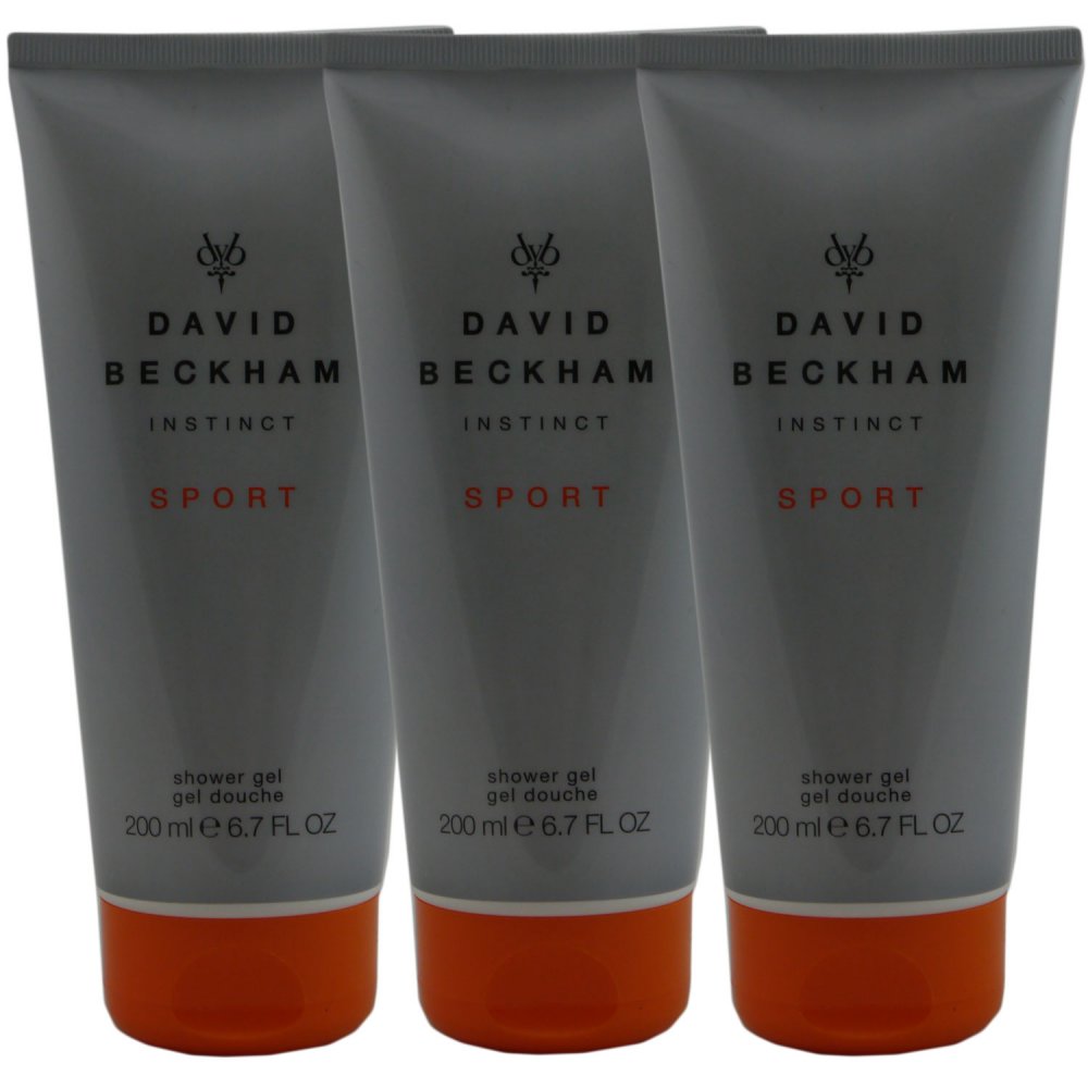 David Beckham Instinct Sport 3 x 200 ml Duschgel Shower Gel bei Riemax