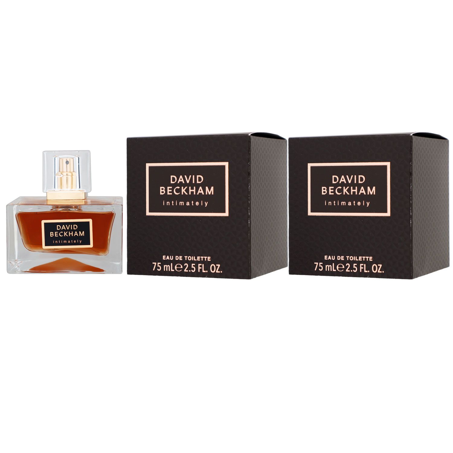 David Beckham Intimately Men 2 x 75 ml Eau de Toilette EDT Herrenduft Set