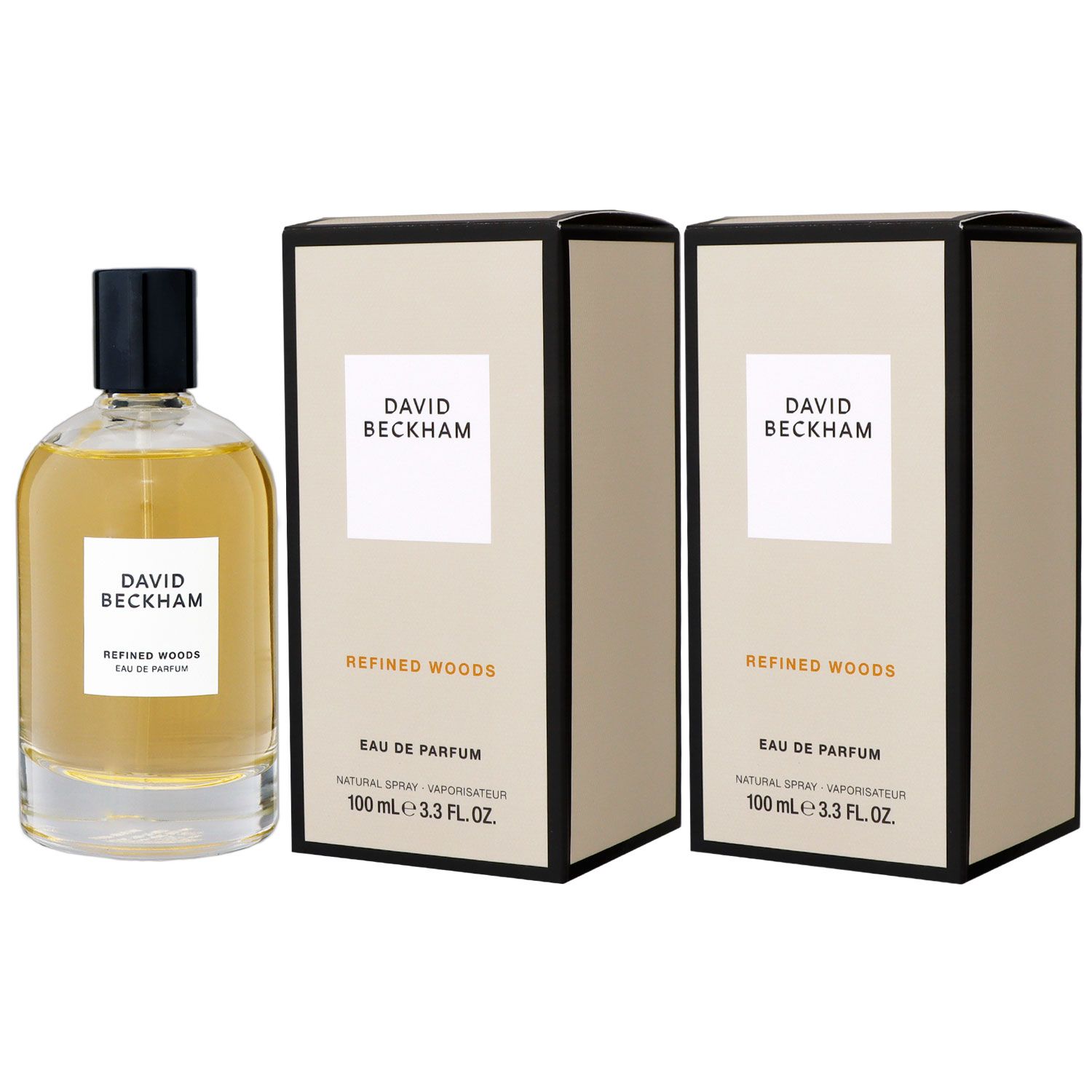 David Beckham Refined Woods 2 x 100 ml Eau de Parfum EDP Set Herrenparfum