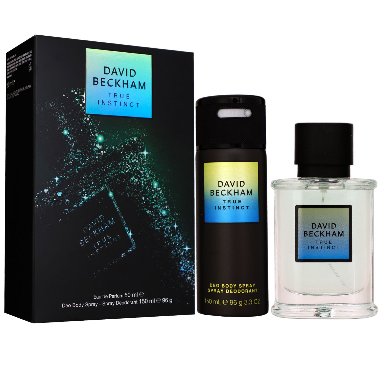 David Beckham True Instinct Set 50 ml Eau de Parfum EDP & 150 ml Deodorant Spray