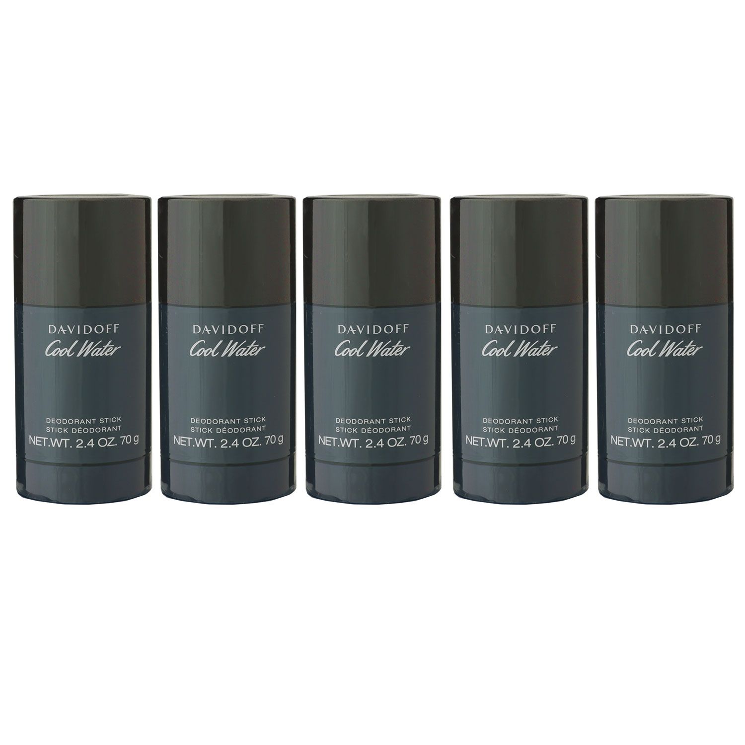 Davidoff Cool Water 5 x 70 gr Deostick Deodorant Stick Deo Stick Deodorant Set