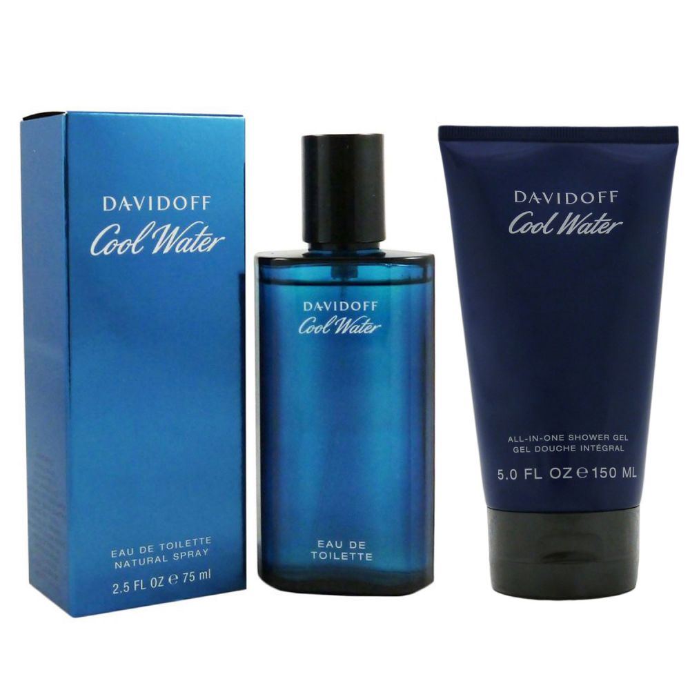 Davidoff Cool Water Man 75 ml EDT & 150 ml All in One Showergel Set