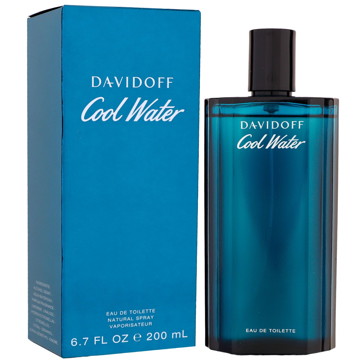 Davidoff Cool Water Man - Men 200 ml Eau de Toilette EDT Herrenduft