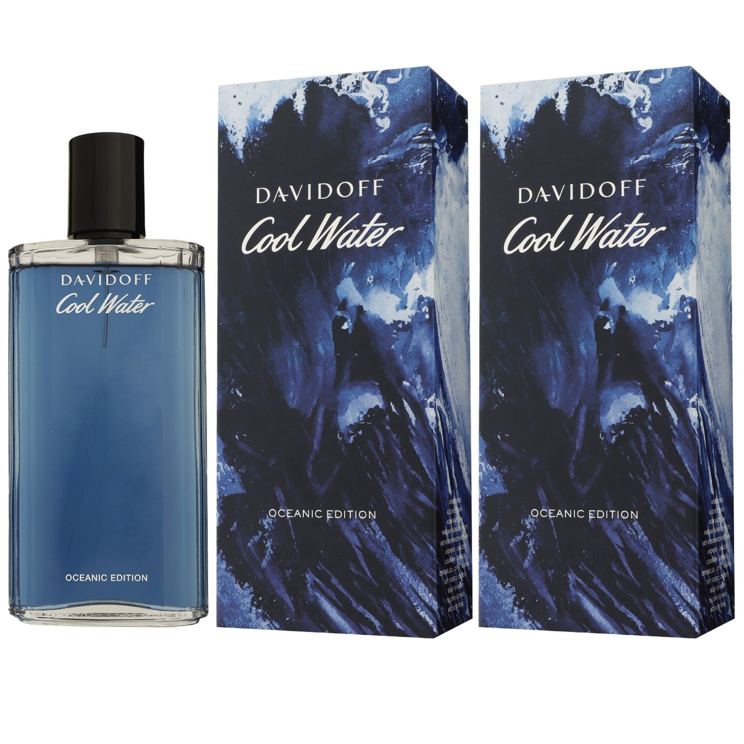 Davidoff Cool Water Oceanic Edition 2 x 125 ml Eau de Toilette EDT Set
