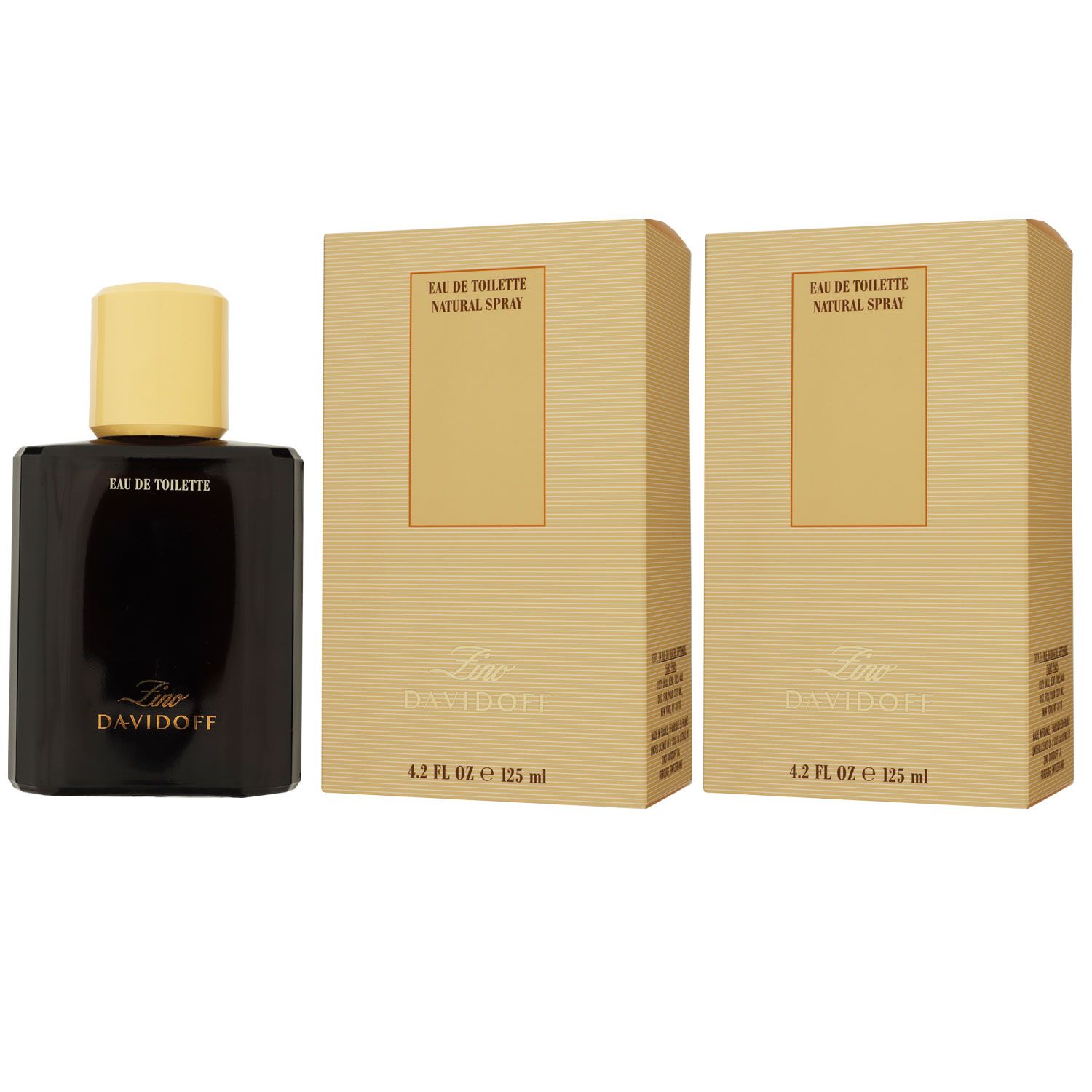 Davidoff Zino 2 x 125 ml Eau de Toilette EDT Herrenduft Herren Duft Set