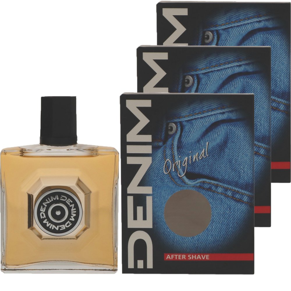 Denim Original 3 x 100 ml Aftershave After Shave Set bei Riemax