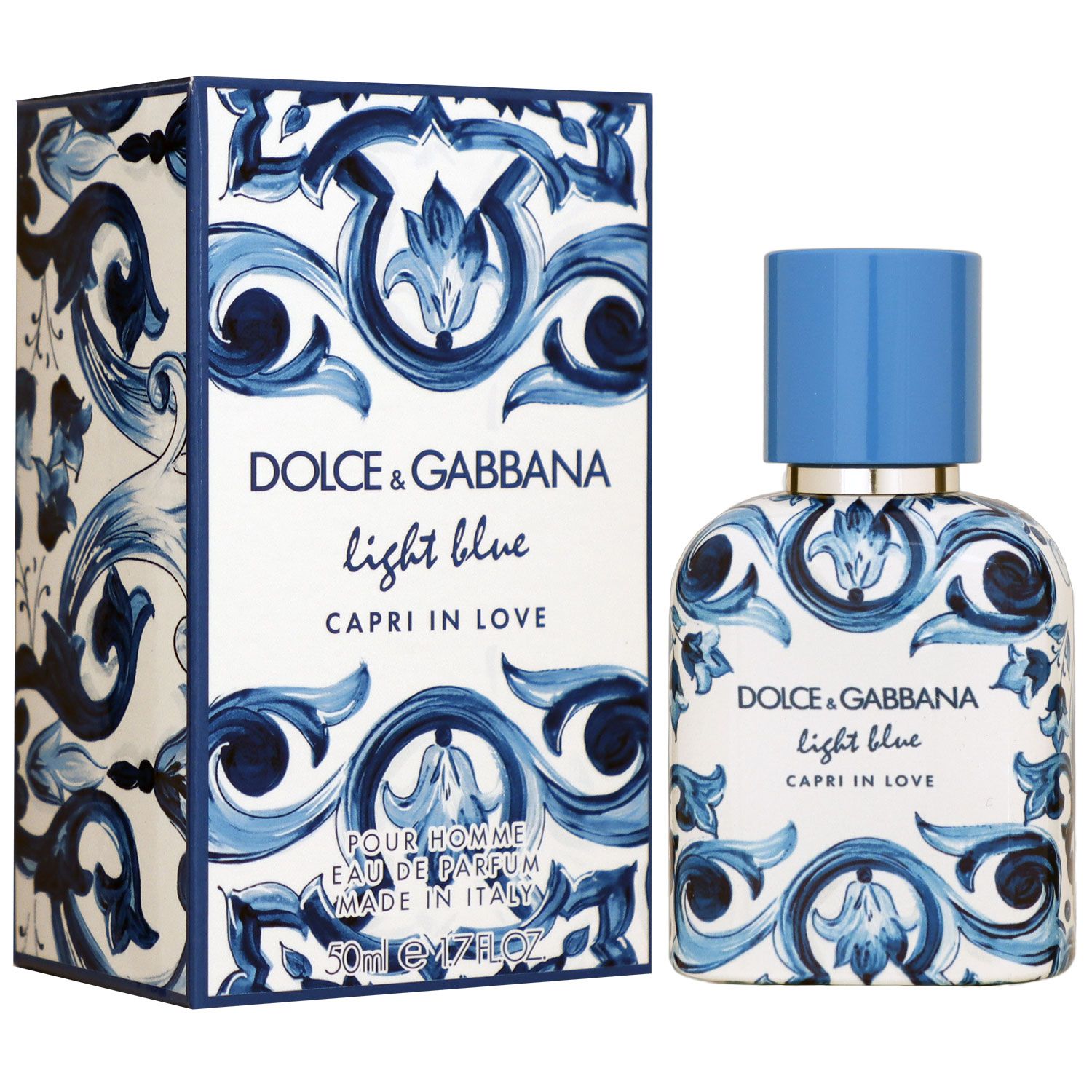 Dolce & Gabbana Light Blue Capri in Love Pour Homme 50 ml Eau de Parfum EDP