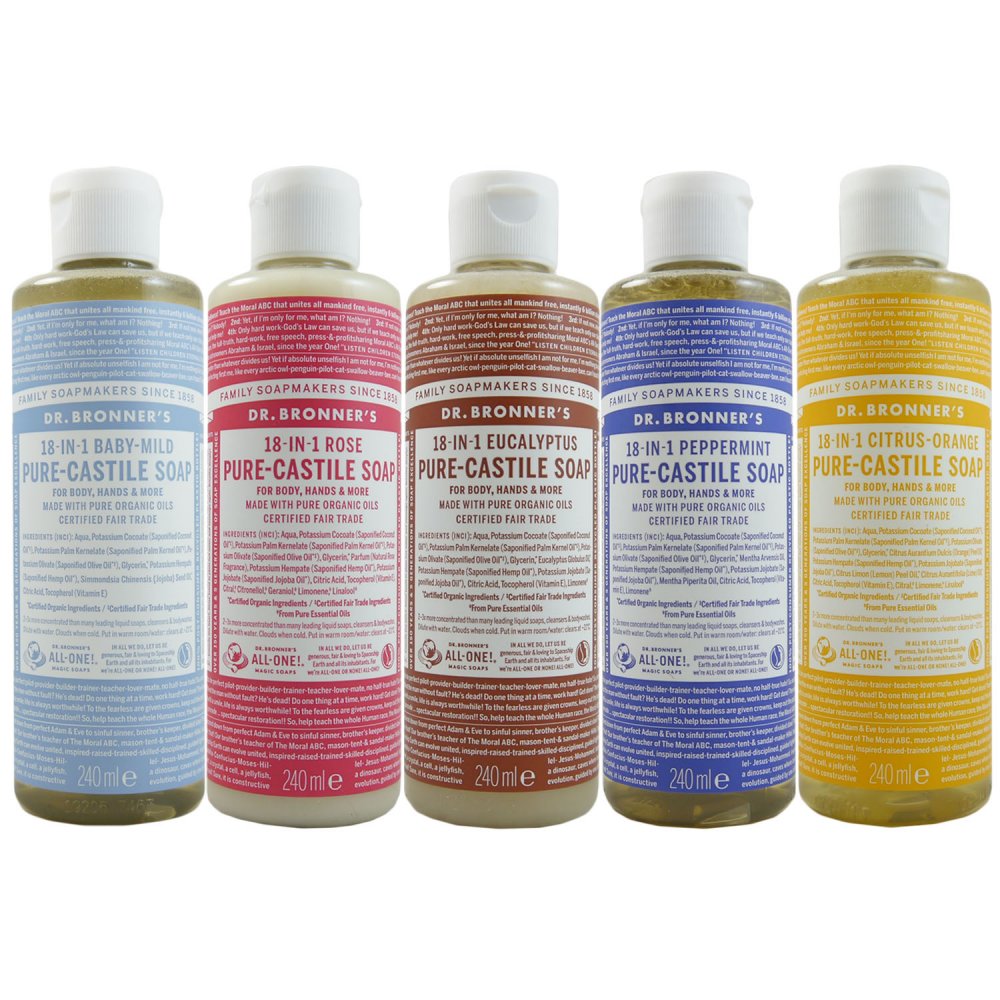 Dr. Bronner´s 18IN1 240ml Naturseife für Körper, Hände uvm. bei Riemax