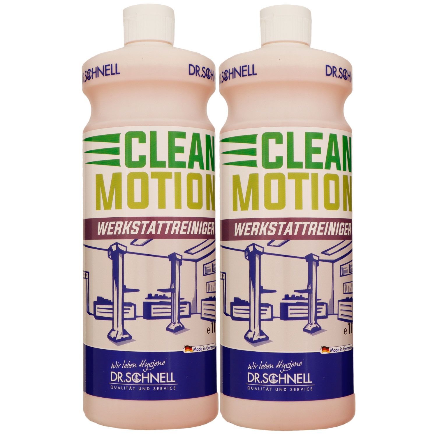Dr. Schnell Clean Motion 2 x 1 Liter Industrie und Werkstattreiniger Set