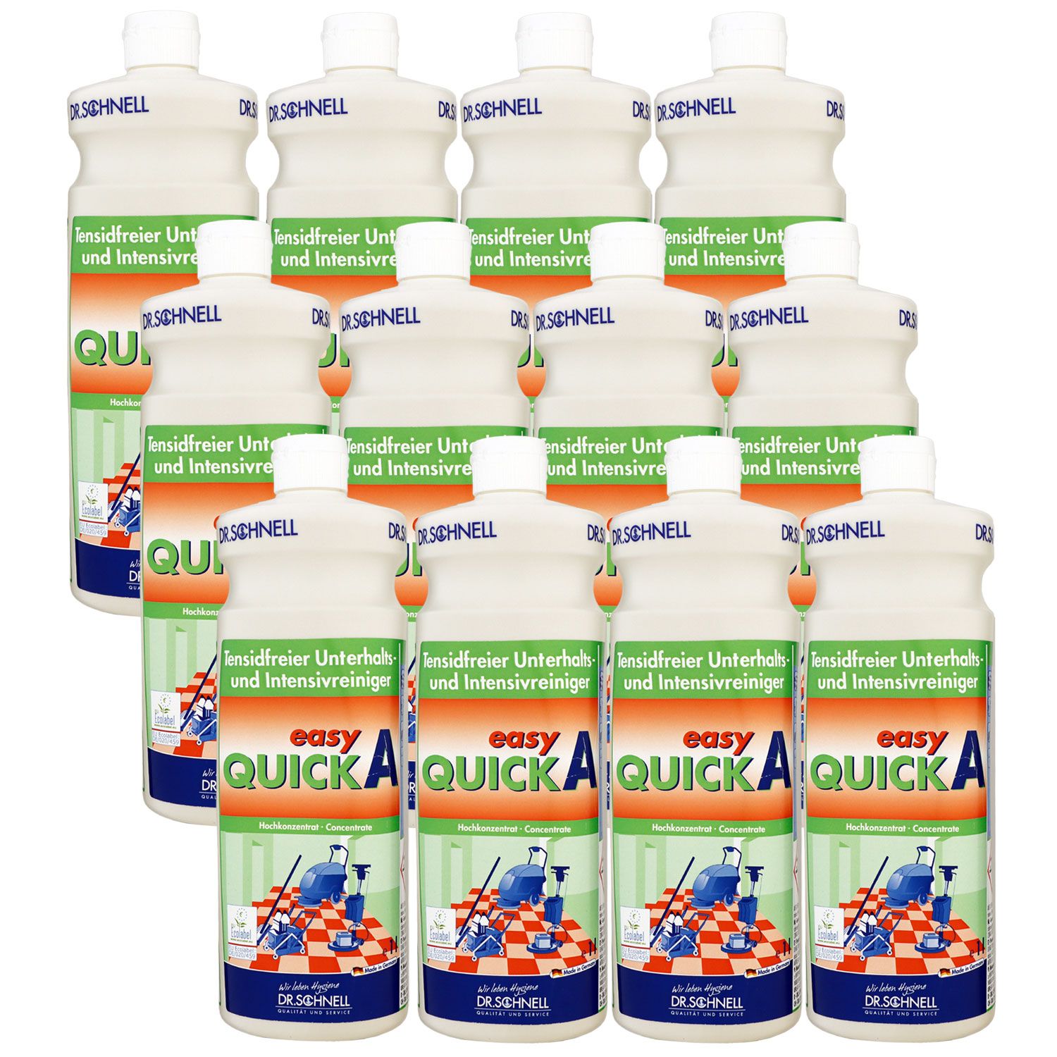 Dr. Schnell Easy Quick A 12 x 1 Liter Intensivreiniger Konzentrat Set