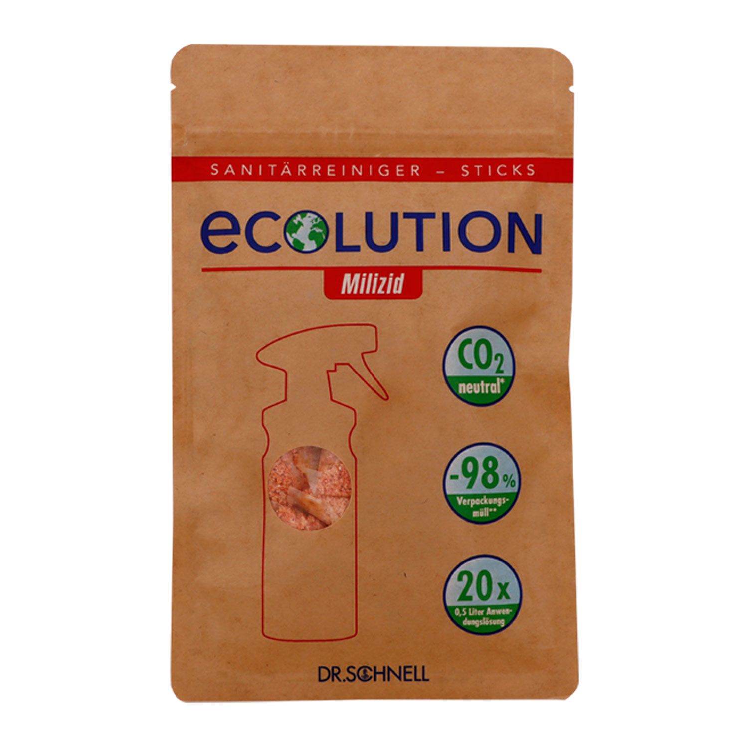 Dr. Schnell Ecolution Milizid 20 Sanit�rreiniger-Sticks Kalkl�ser