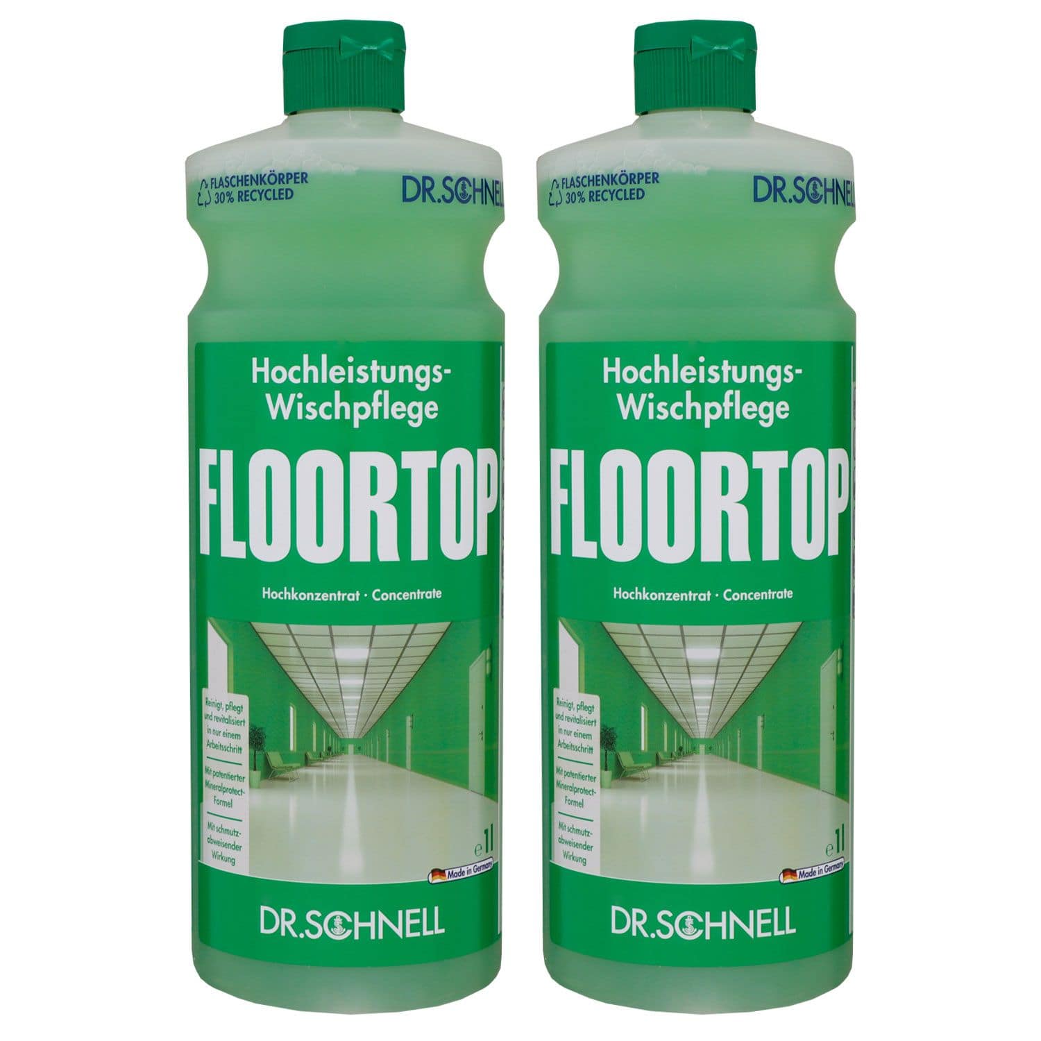 Dr. Schnell Floortop 2 x 1 Liter Bodenreiniger Konzentrat Set