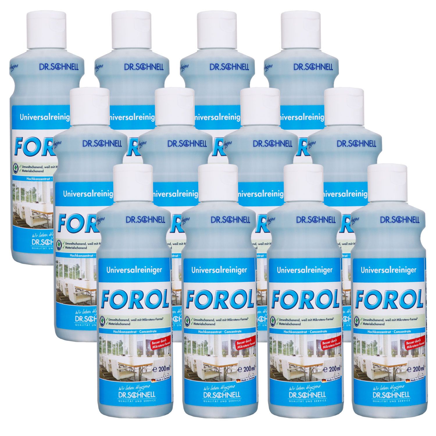 Dr. Schnell Forol 12 x 200 ml Universalreiniger Allzweckreiniger Konzentrat