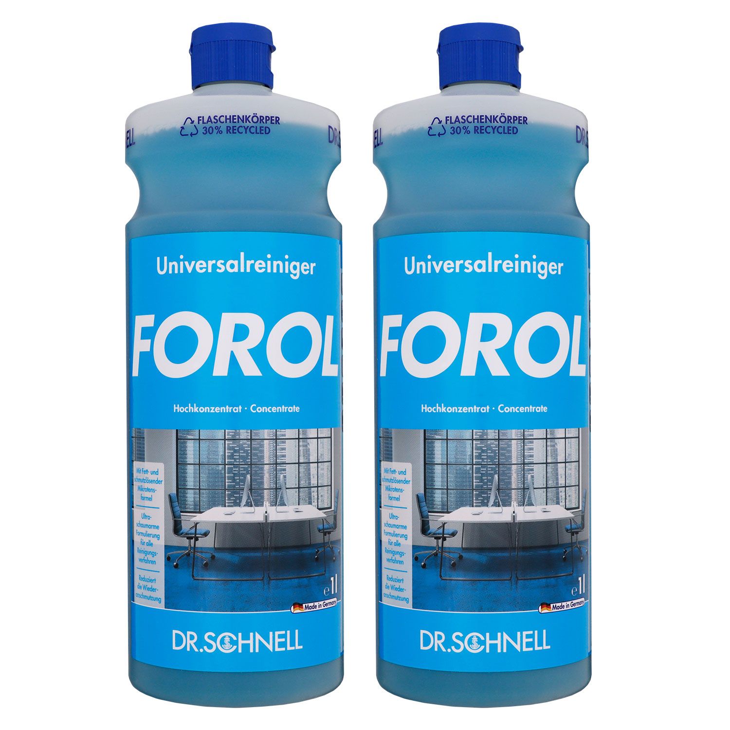 Dr. Schnell Forol 2 x 1 Liter Universalreiniger Konzentrat Set