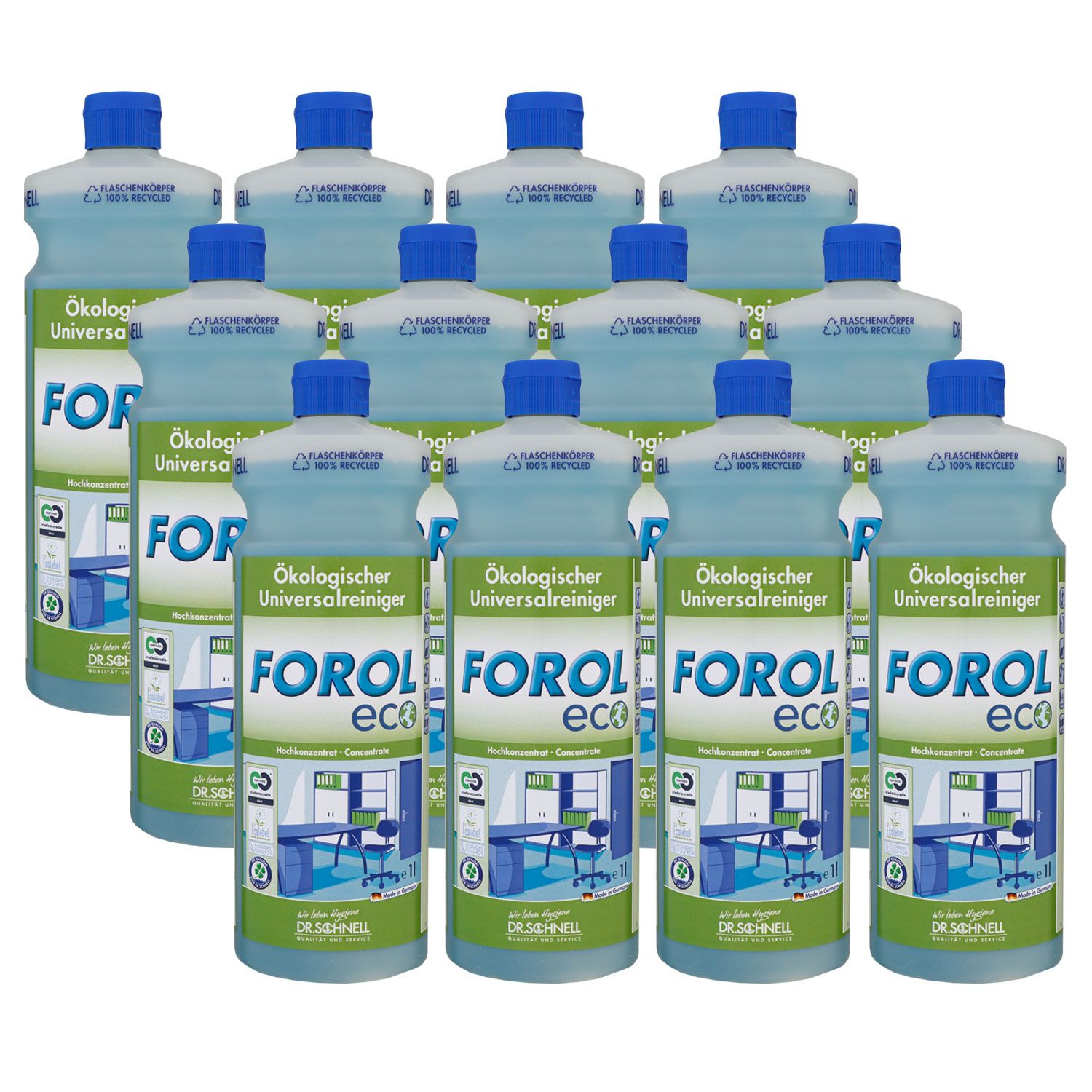 Dr. Schnell Forol Eco 12 x 1 Liter �kologischer Universalreiniger Konzentrat