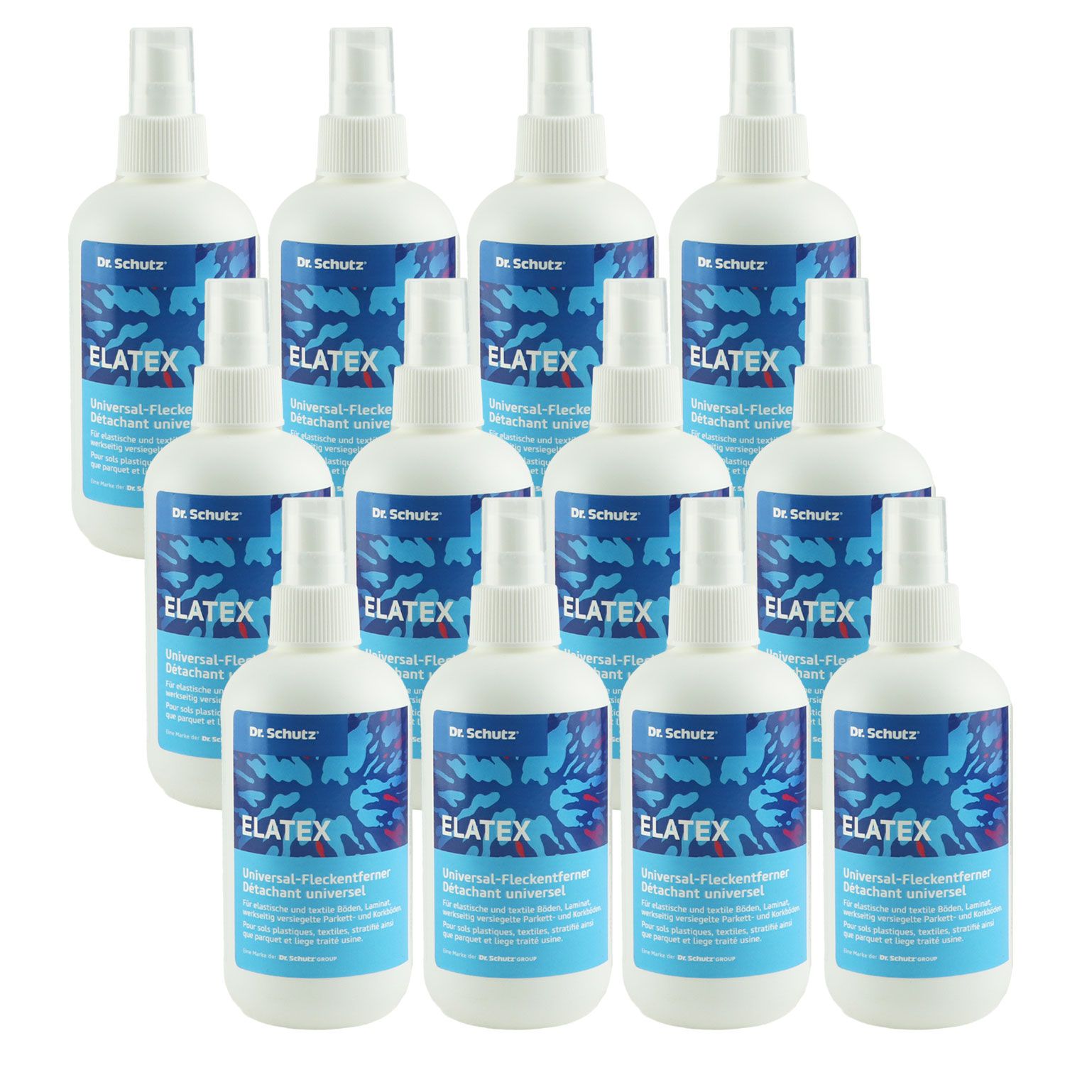 Dr. Schutz Elatex 12 x 200 ml Universal Fleckentferner Set