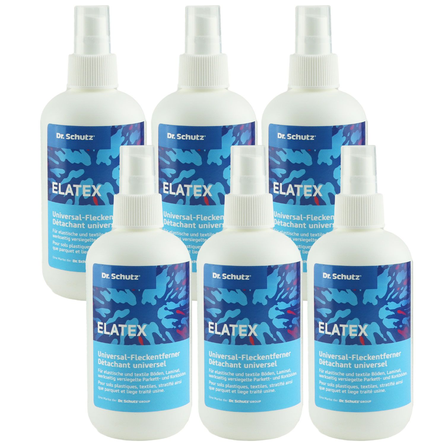 Dr. Schutz Elatex 6 x 200 ml Universal Fleckentferner Set