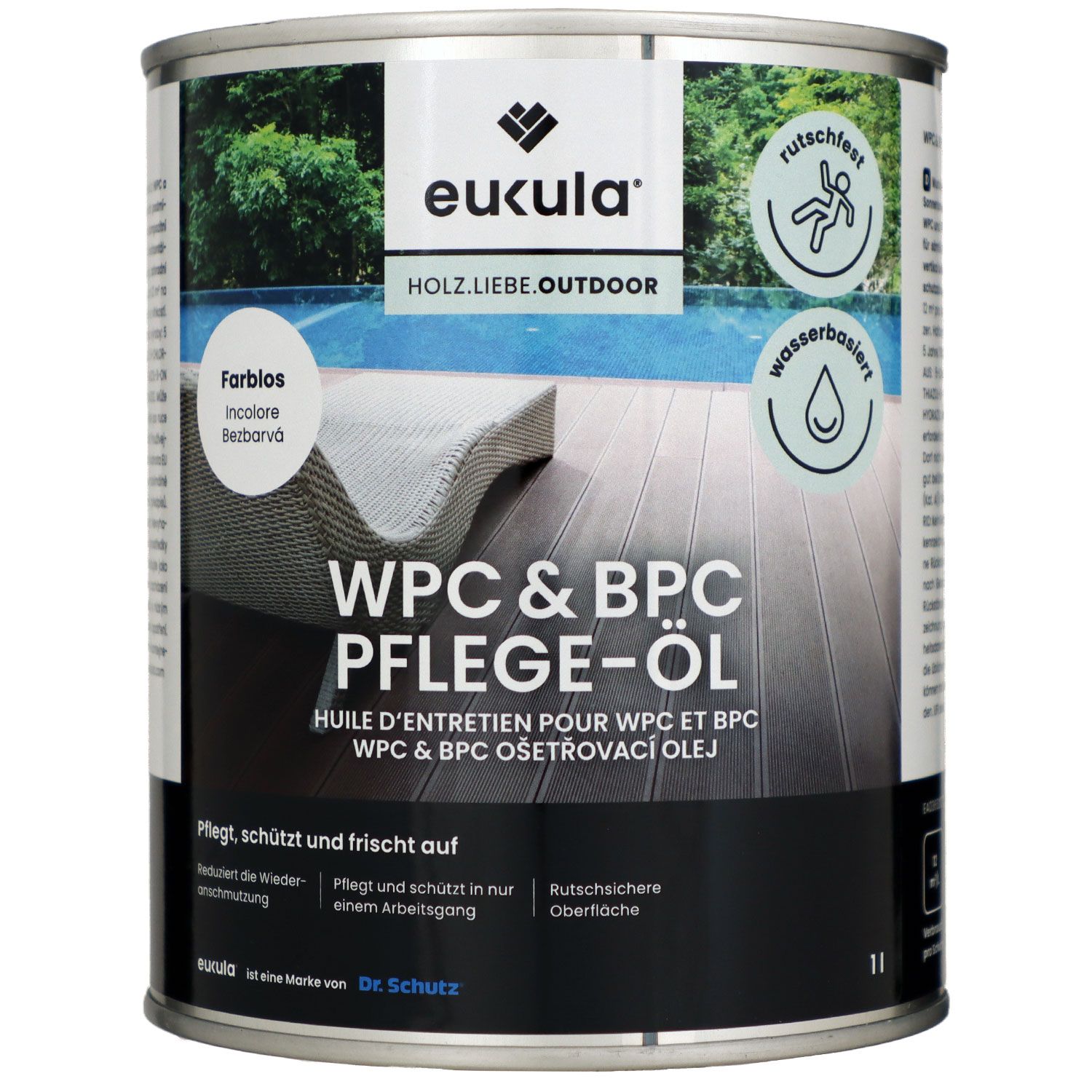 Dr. Schutz Eukula 1 Liter WPC & BPC Pflege-�l farblos